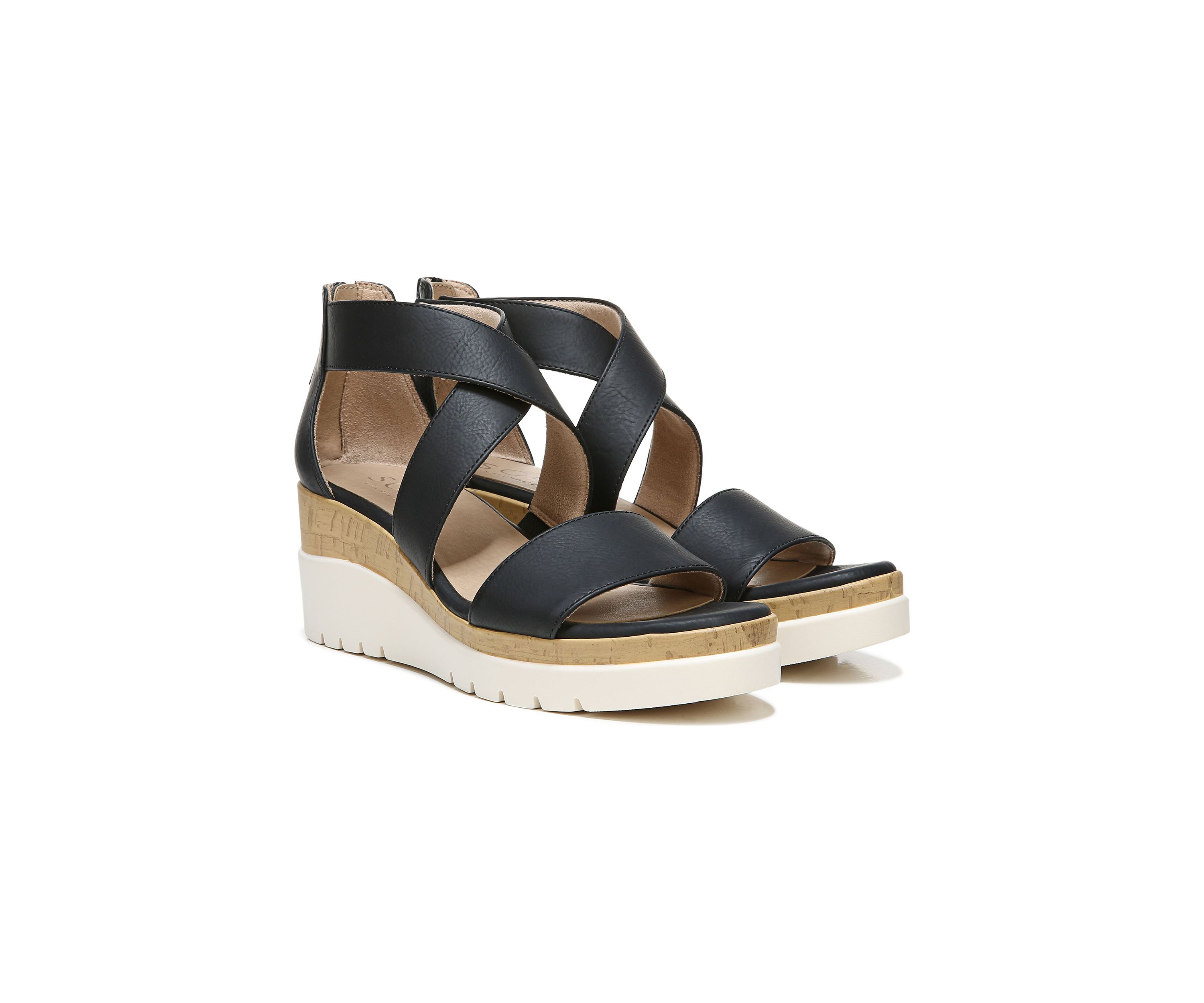 Goodtimes Ankle Strap Black Sandals 