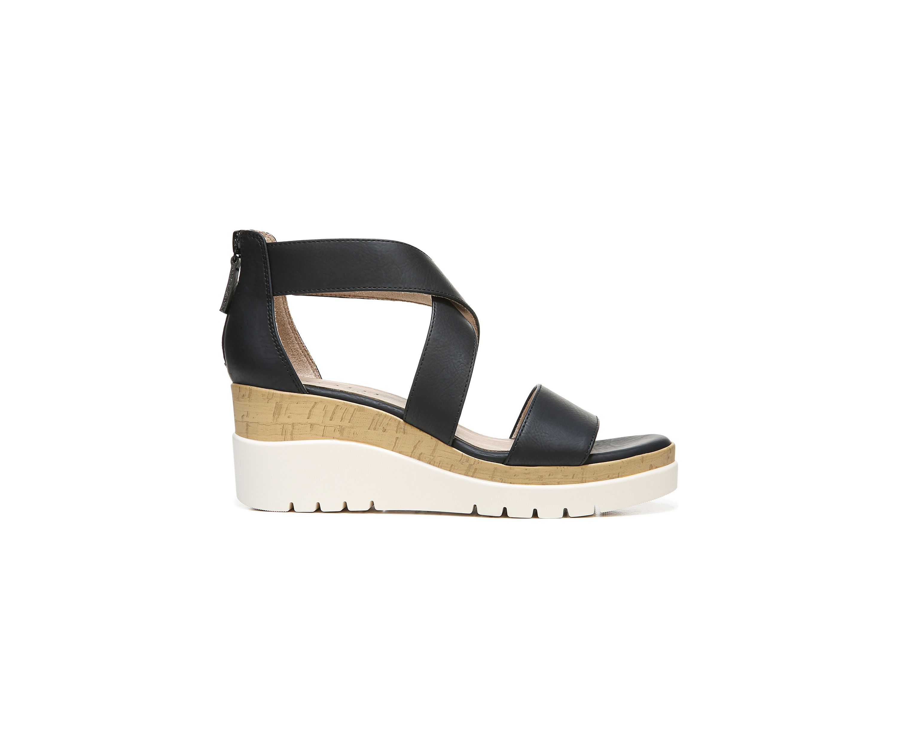 Goodtimes Ankle Strap Black Sandals 