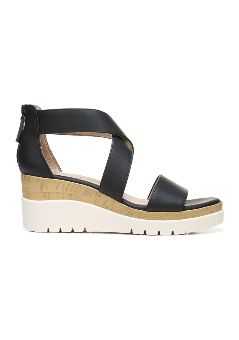 Goodtimes Ankle Strap Black Sandals 