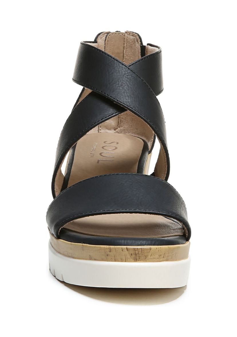 Goodtimes Ankle Strap Black Sandals 