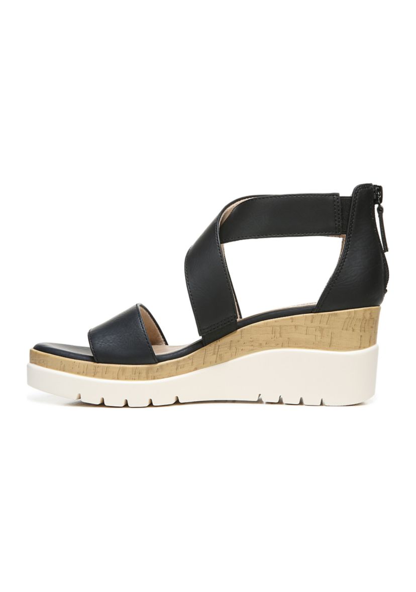 Goodtimes Ankle Strap Black Sandals 