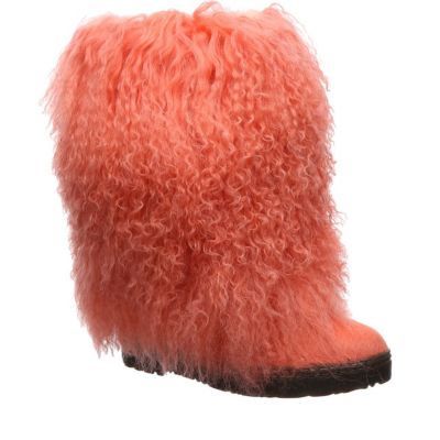 Bearpaw Women's Boetis II Fur Boot, Raspberry, 10M -  0889918686663