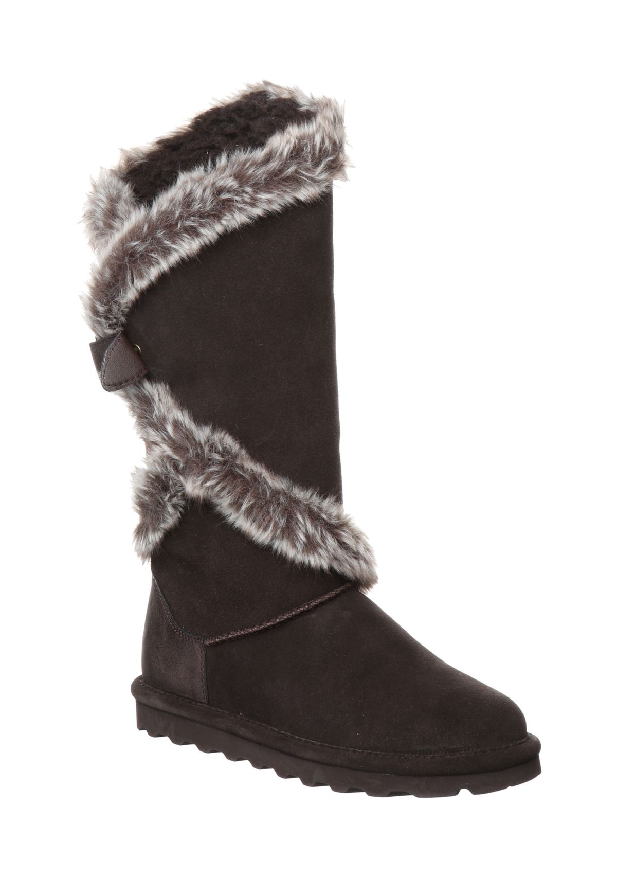 Phylly Tie Back Seude Boots