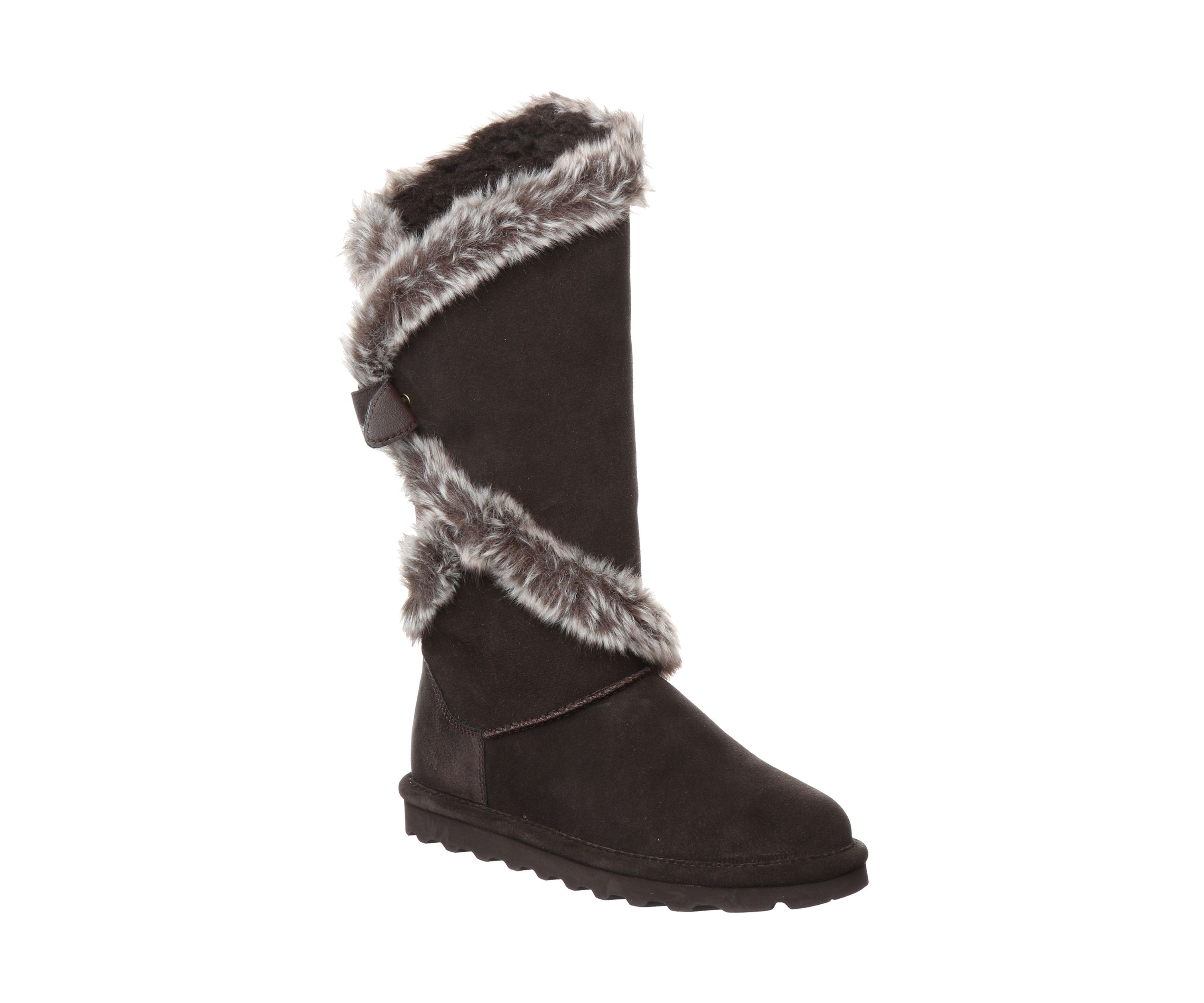 Phylly Tie Back Seude Boots