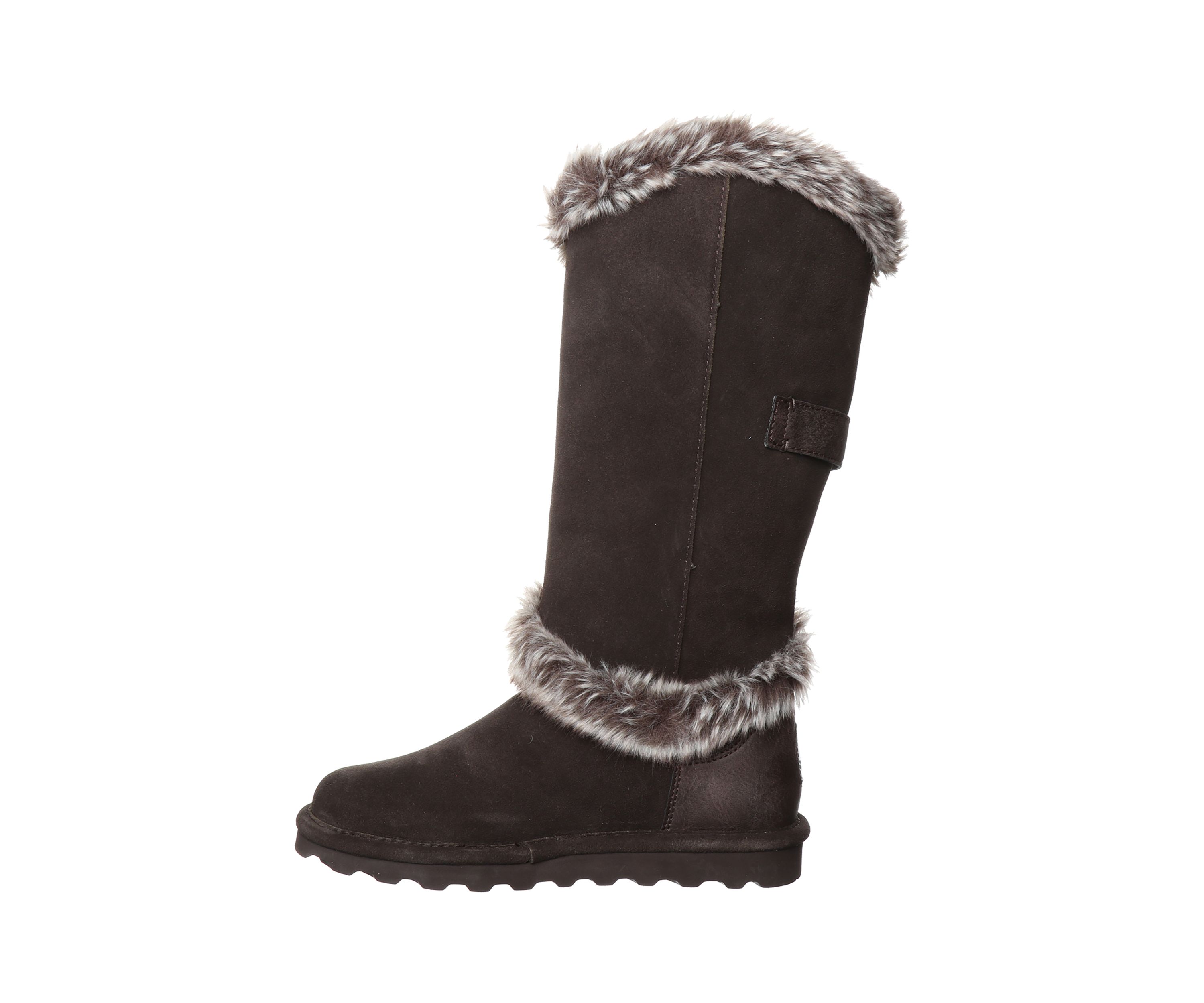 Phylly Tie Back Seude Boots