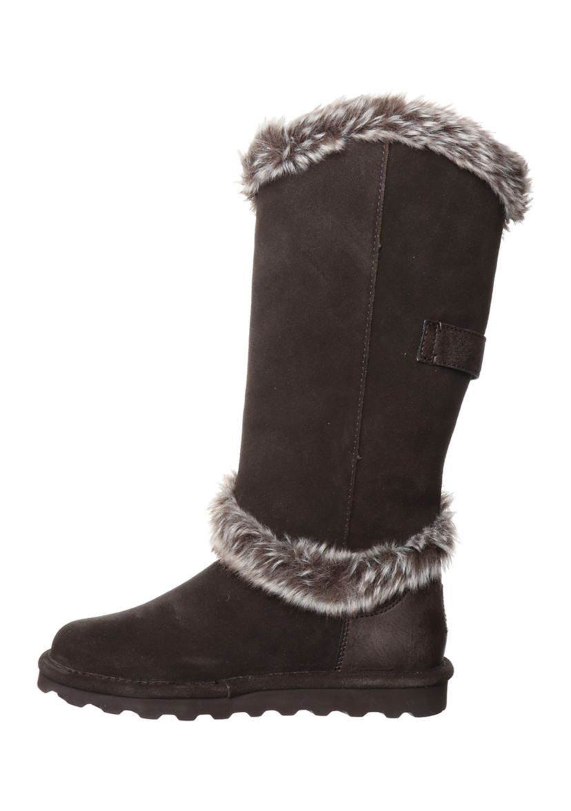 Phylly Tie Back Seude Boots