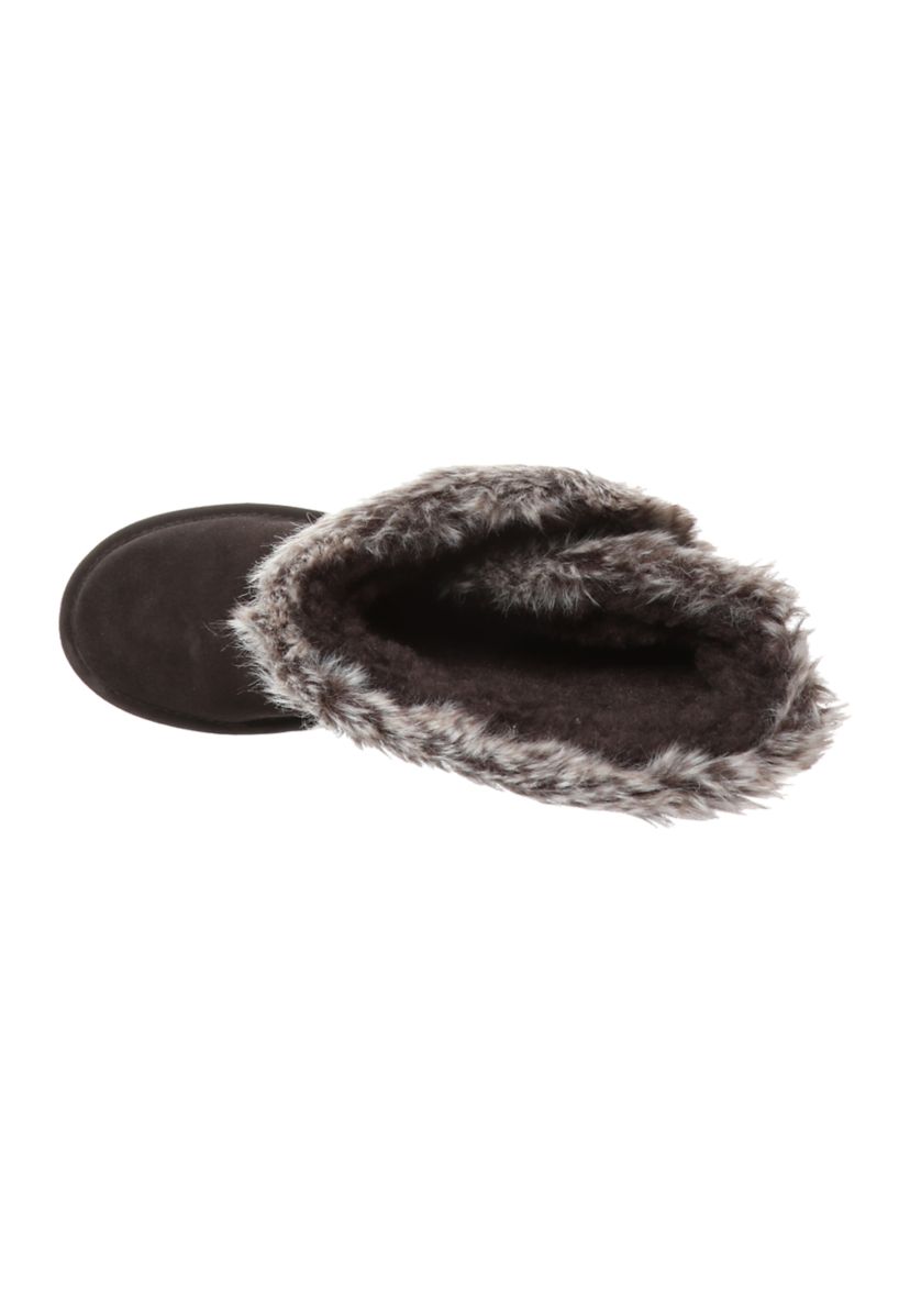 Phylly Tie Back Seude Boots