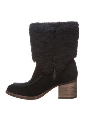 Kiera Suede Strap Boots