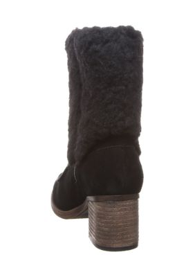 Kiera Suede Strap Boots