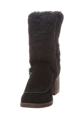 Kiera Suede Strap Boots