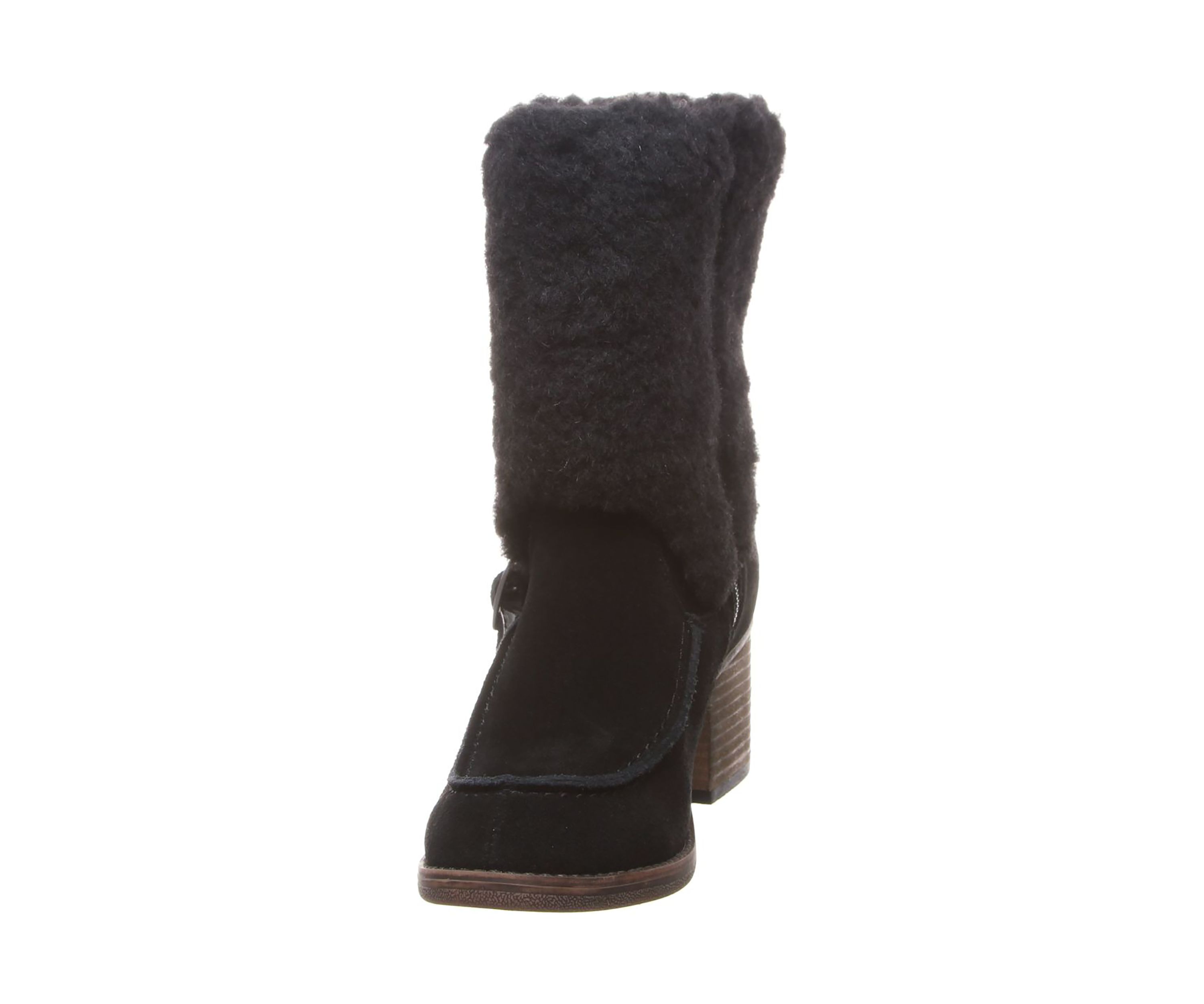 Kiera Suede Strap Boots