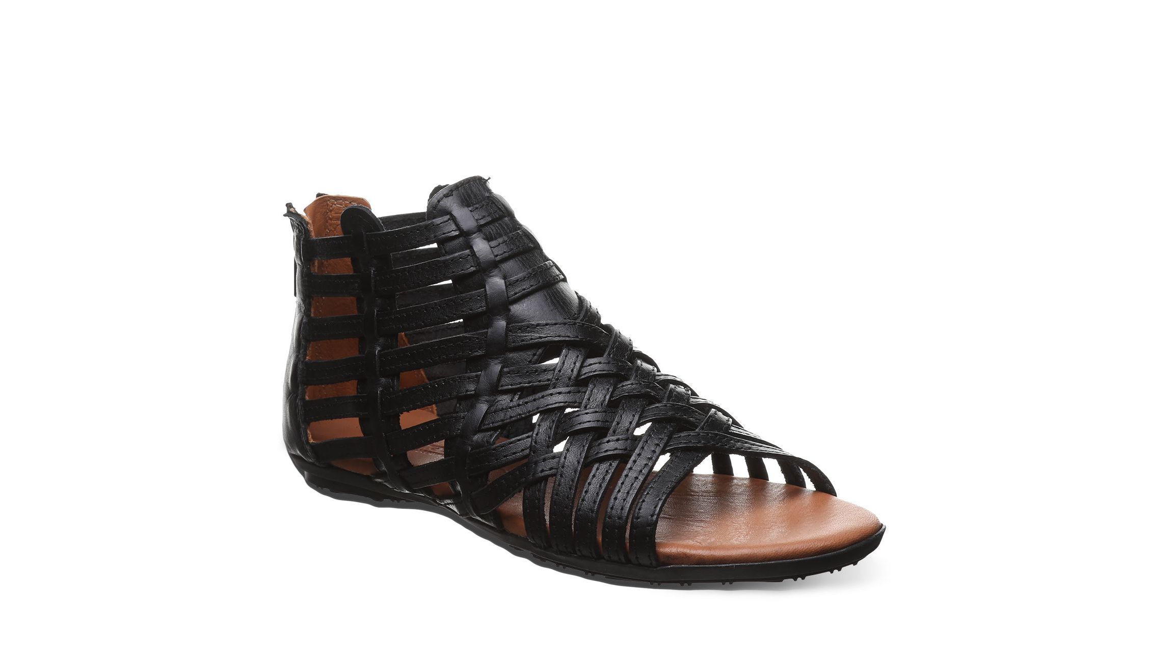 Juanita Gladiator Sandals With Zipper