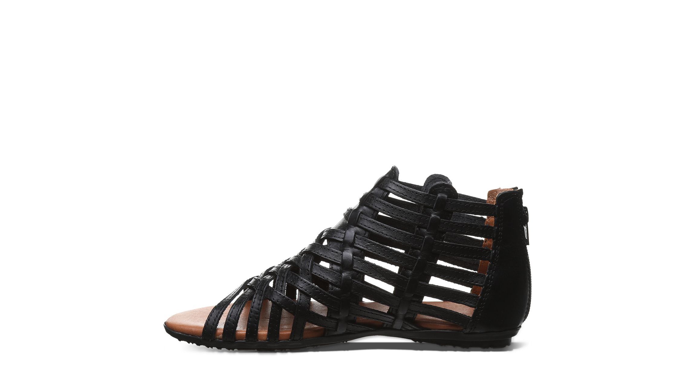 Juanita Gladiator Sandals With Zipper