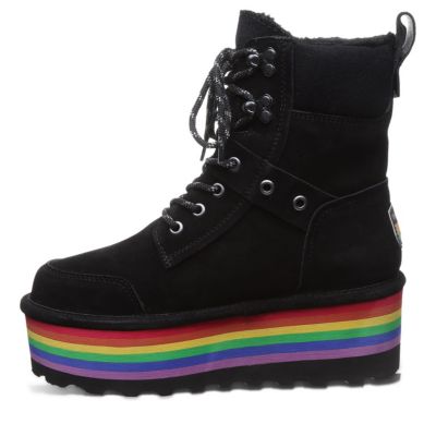 Retro Alicia Lace Up Platform Boot