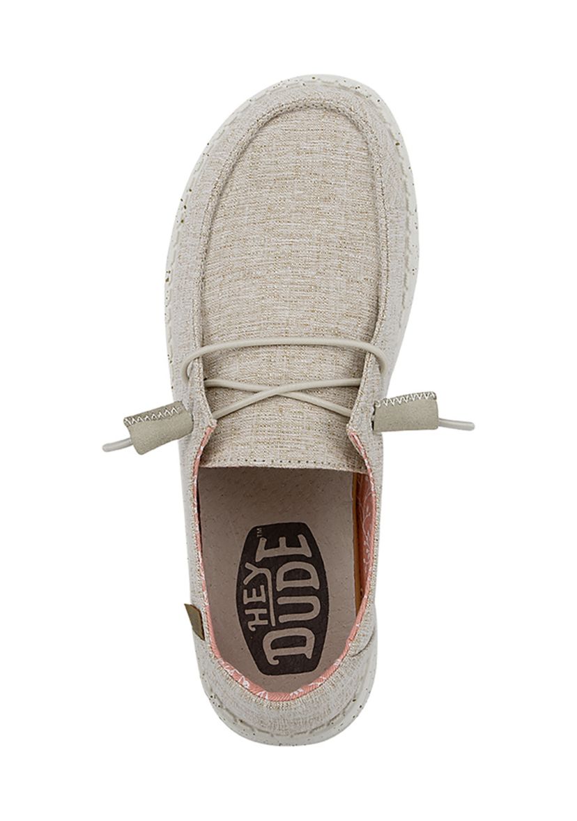 Wendy Chambray Loafers - White Nut 