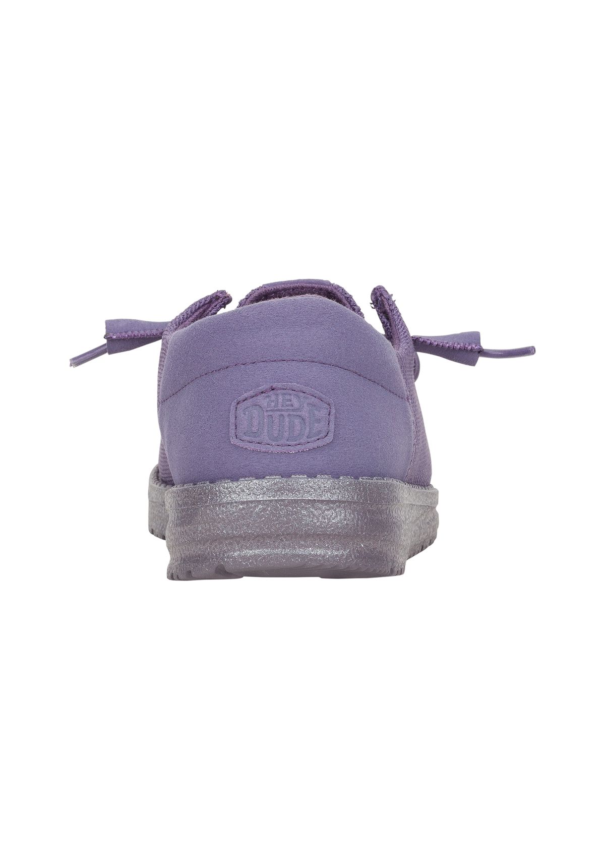 Wendy Funk Mono Dark Lilac Loafer Flats