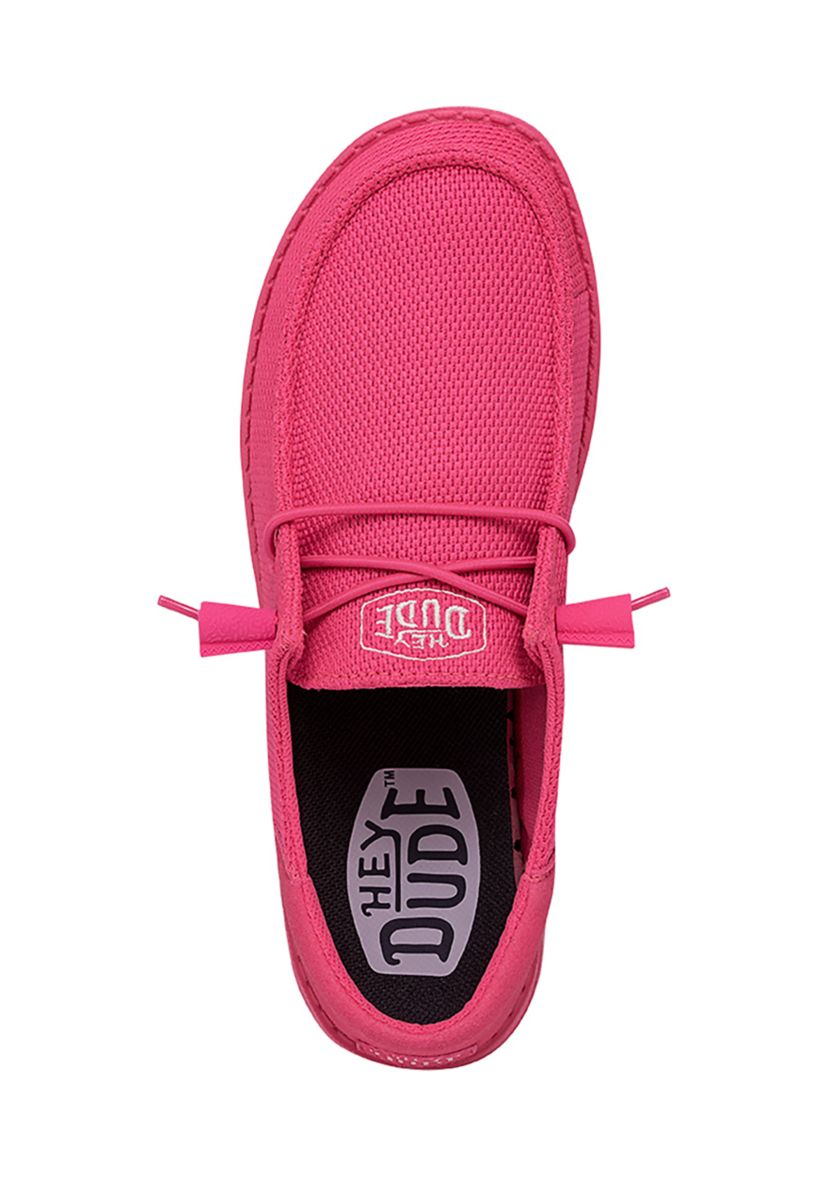 Wendy Funk Mono Electric Pink Loafers