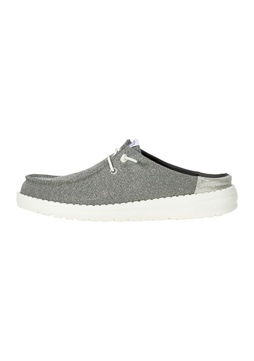 Wendy Slip Metallic Sparkle Loafers