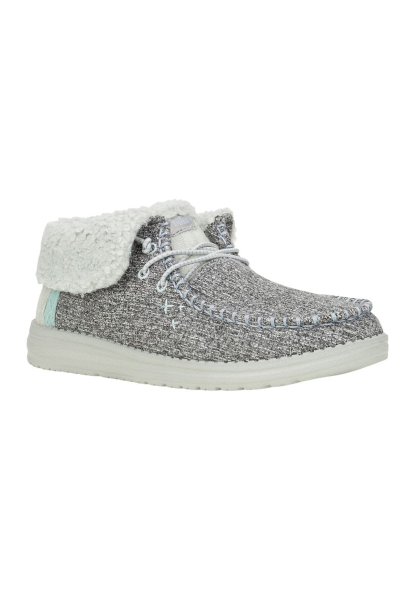 Wendy Fold Brushed Cozy Bootie Flats