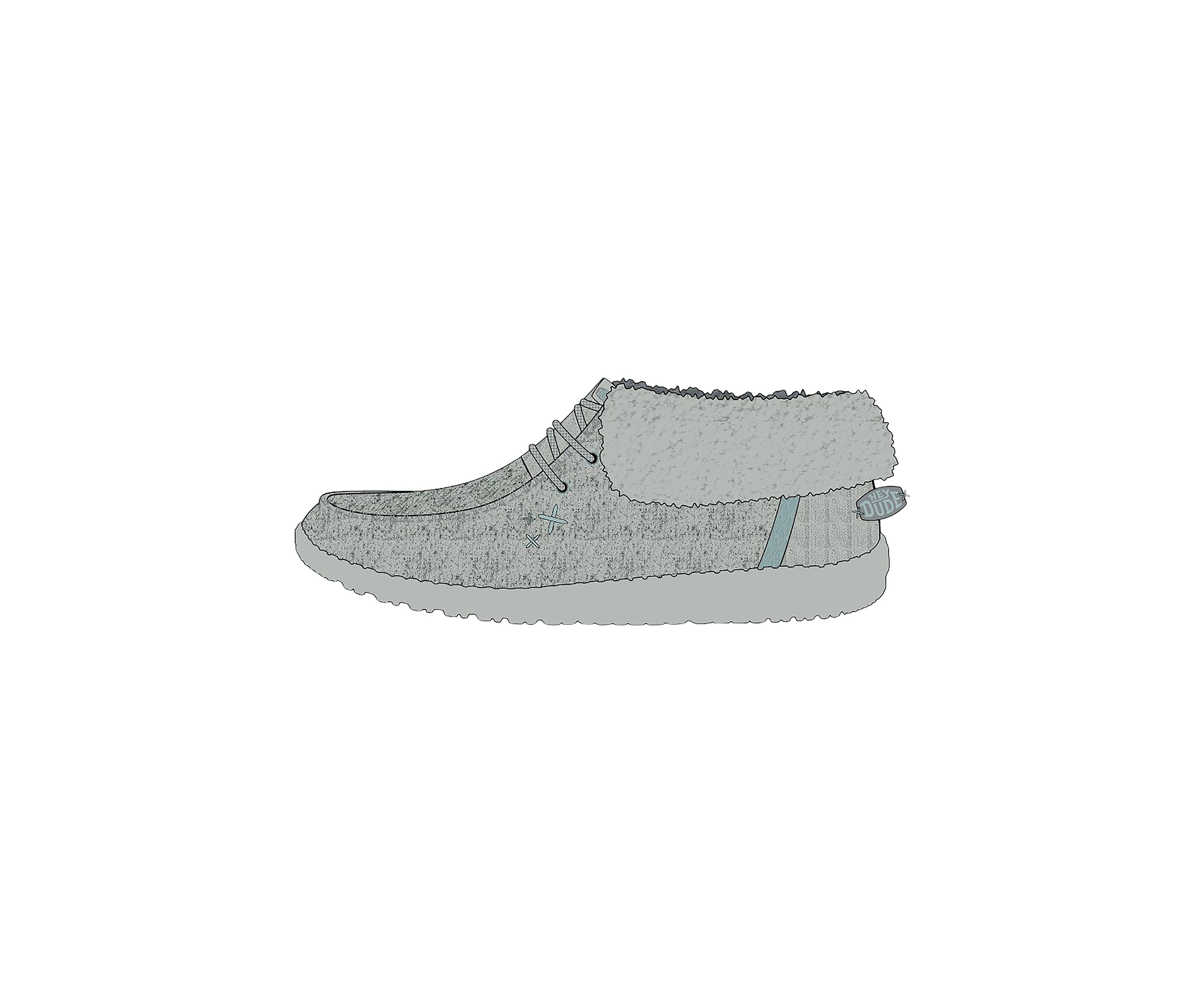 Wendy Fold Brushed Cozy Bootie Flats