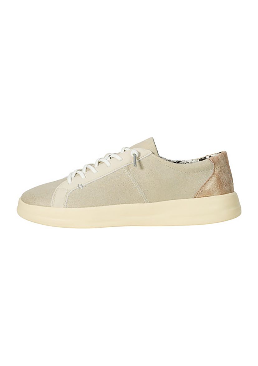 Karina Shimmer Platinum Sneakers