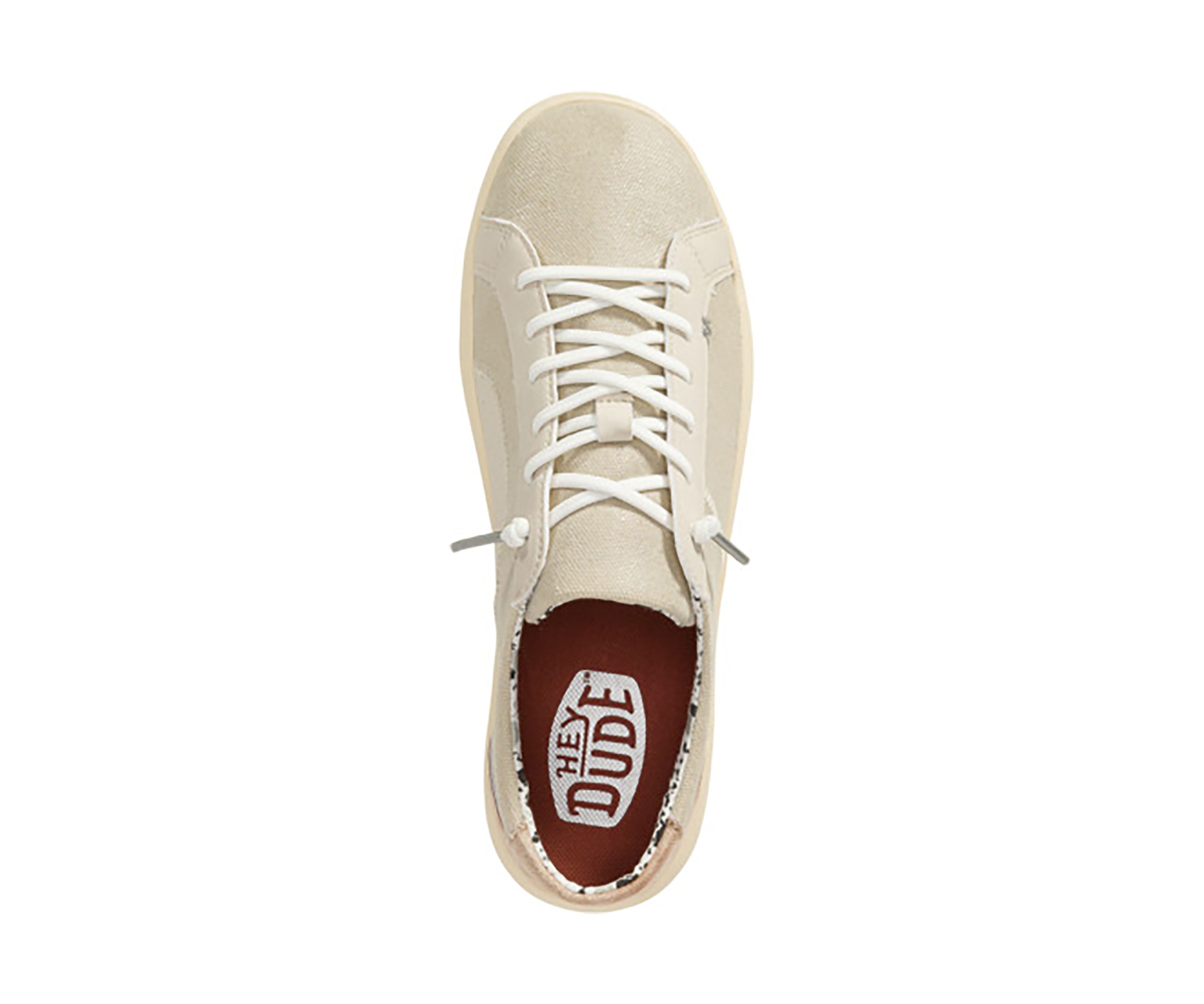 Karina Shimmer Platinum Sneakers