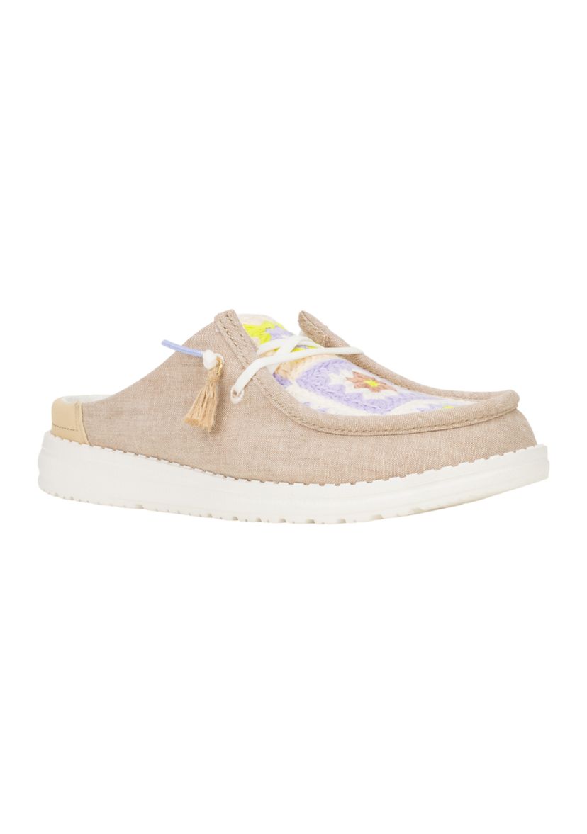 Wendy Slip Cottage Crochet Flats