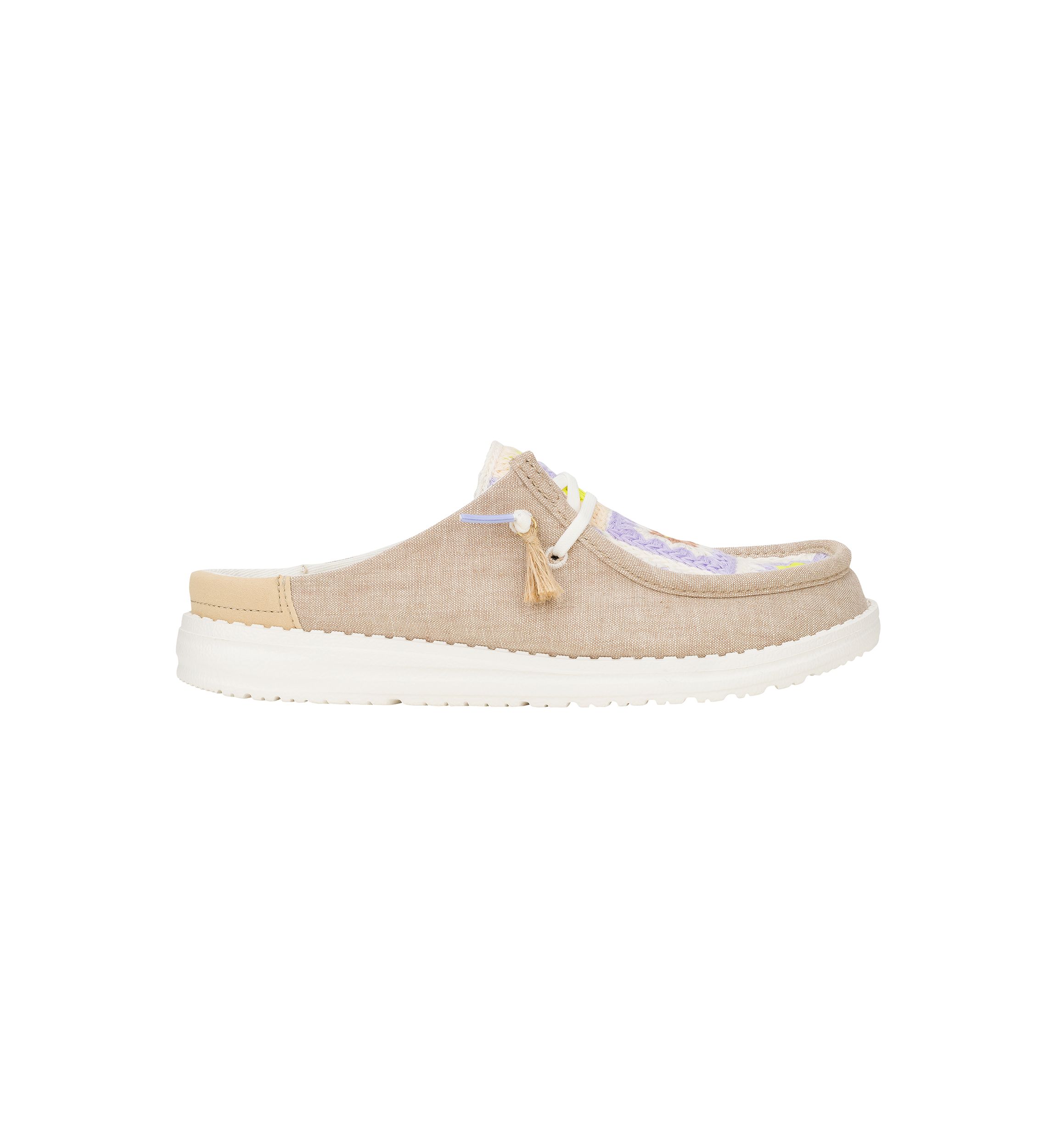 Wendy Slip Cottage Crochet Flats