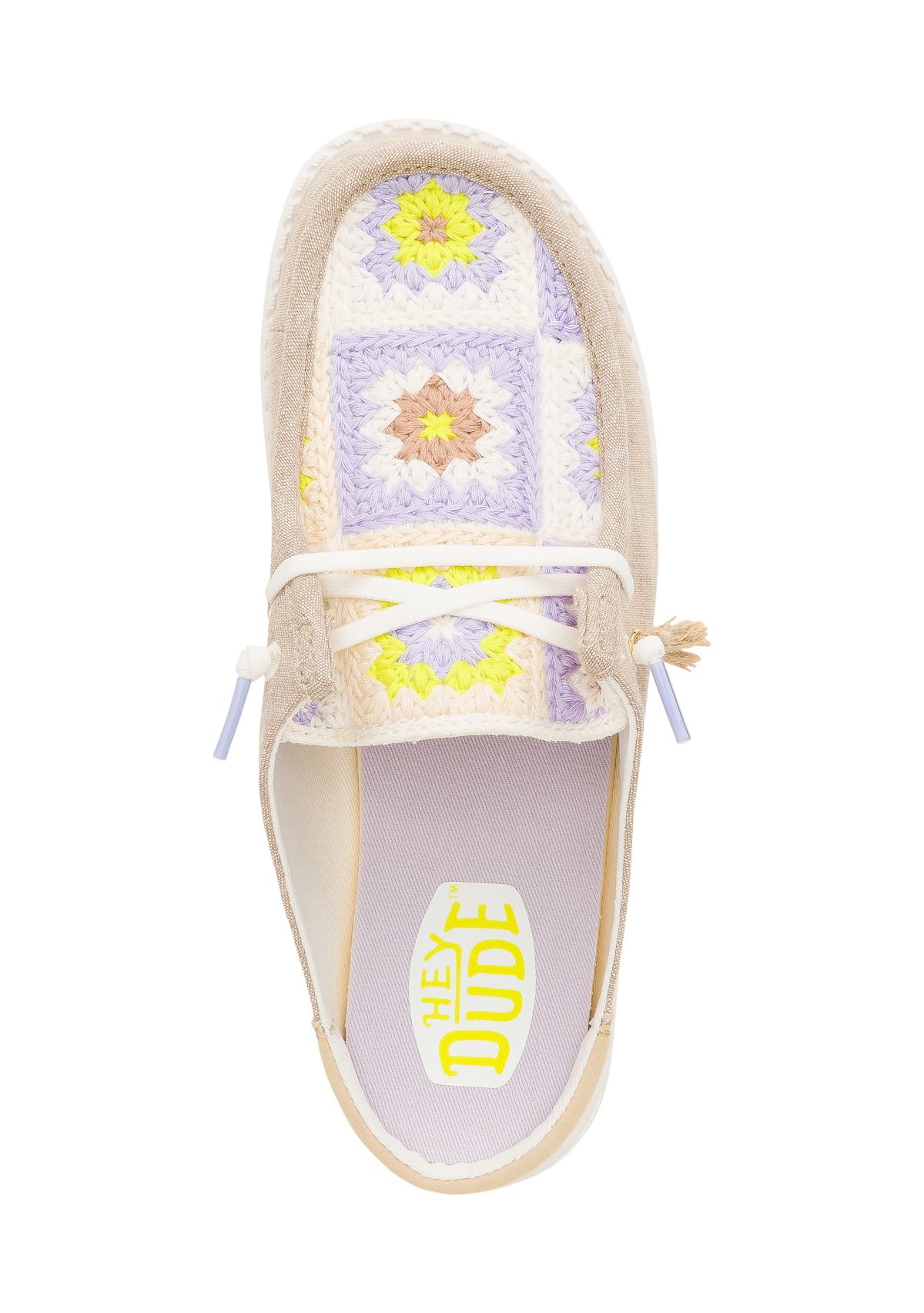 Wendy Slip Cottage Crochet Flats