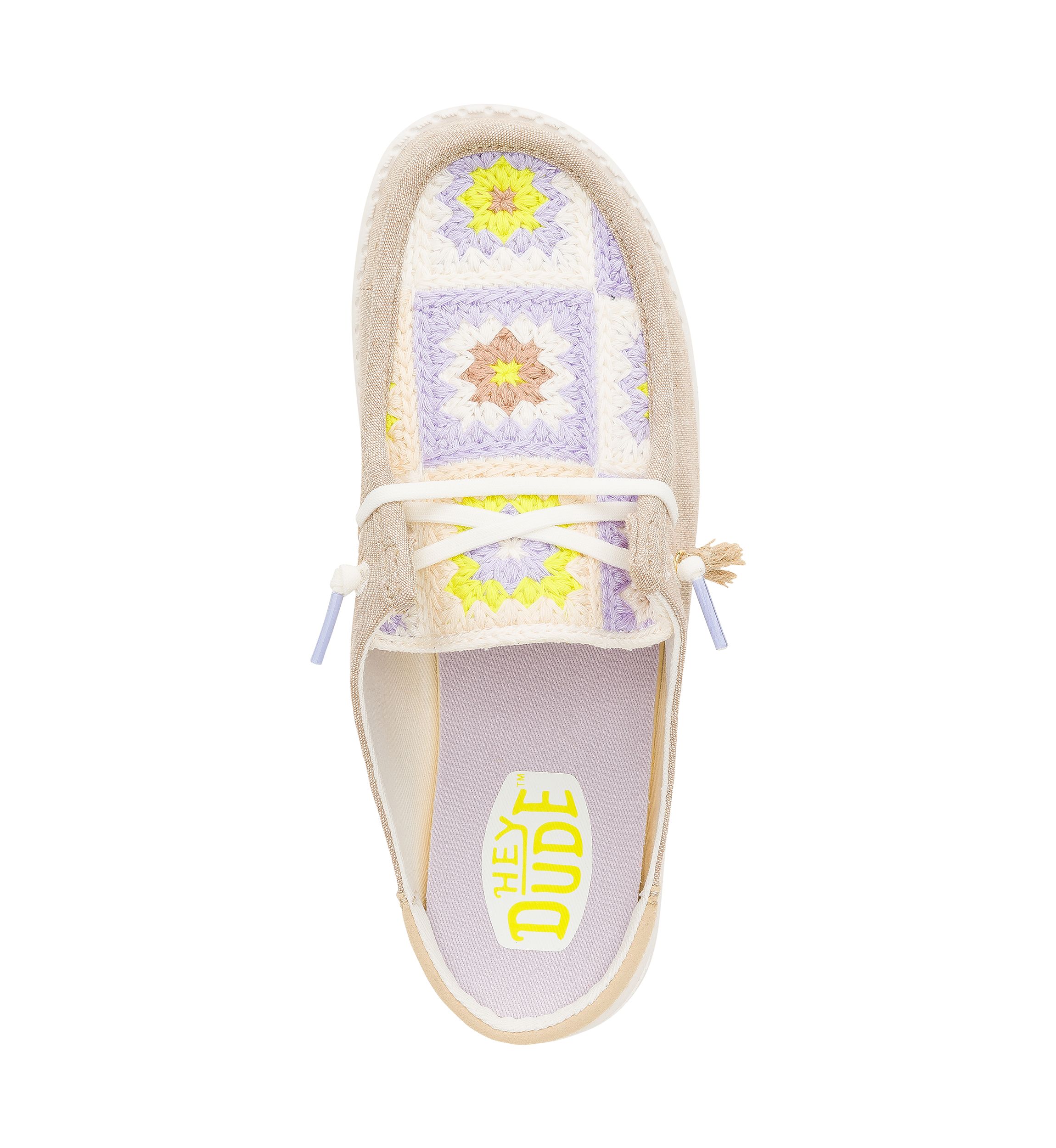 Wendy Slip Cottage Crochet Flats