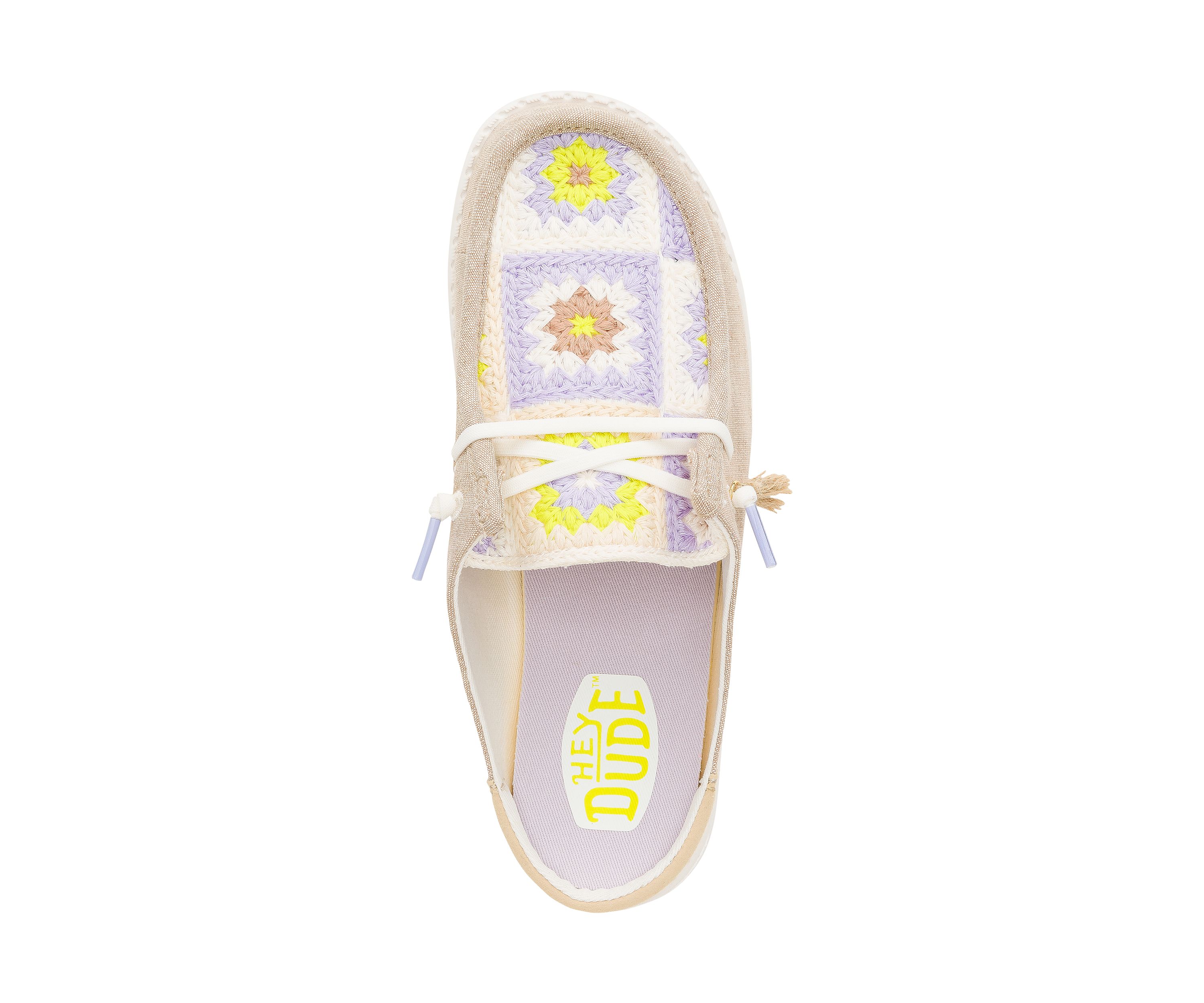 Wendy Slip Cottage Crochet Flats