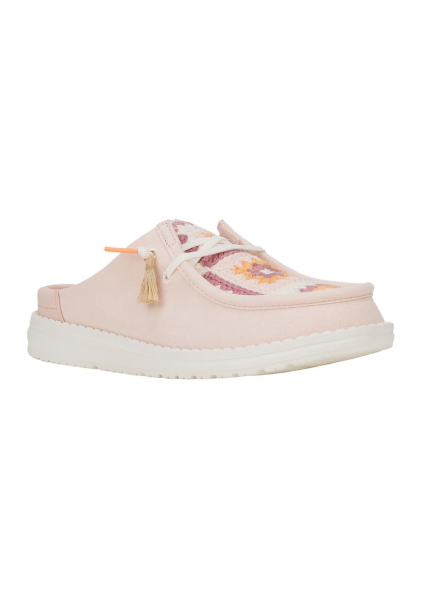 Wendy Slip Cottage Crochet Flats