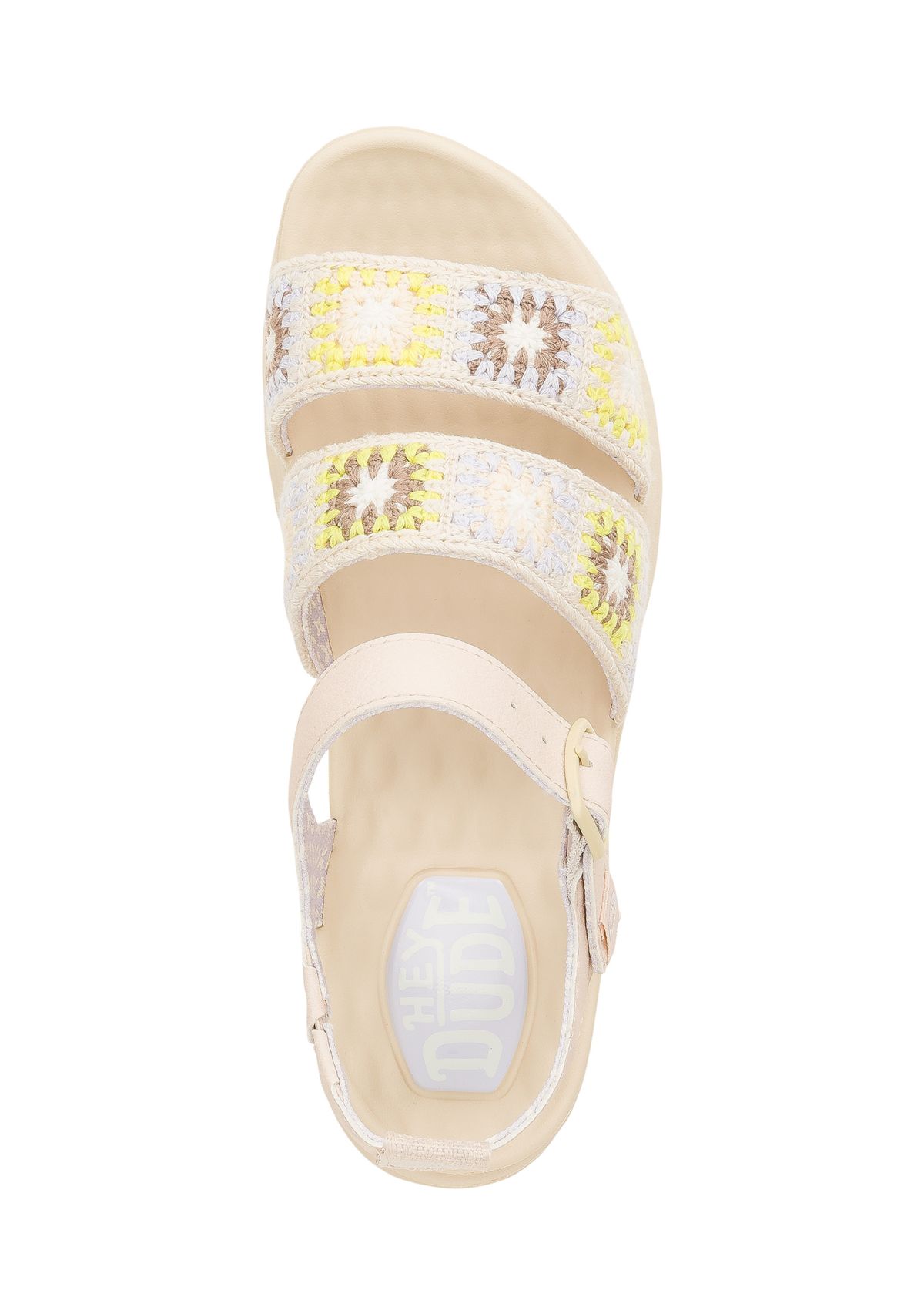 Delray Buckle Cottage Crochet Sandals