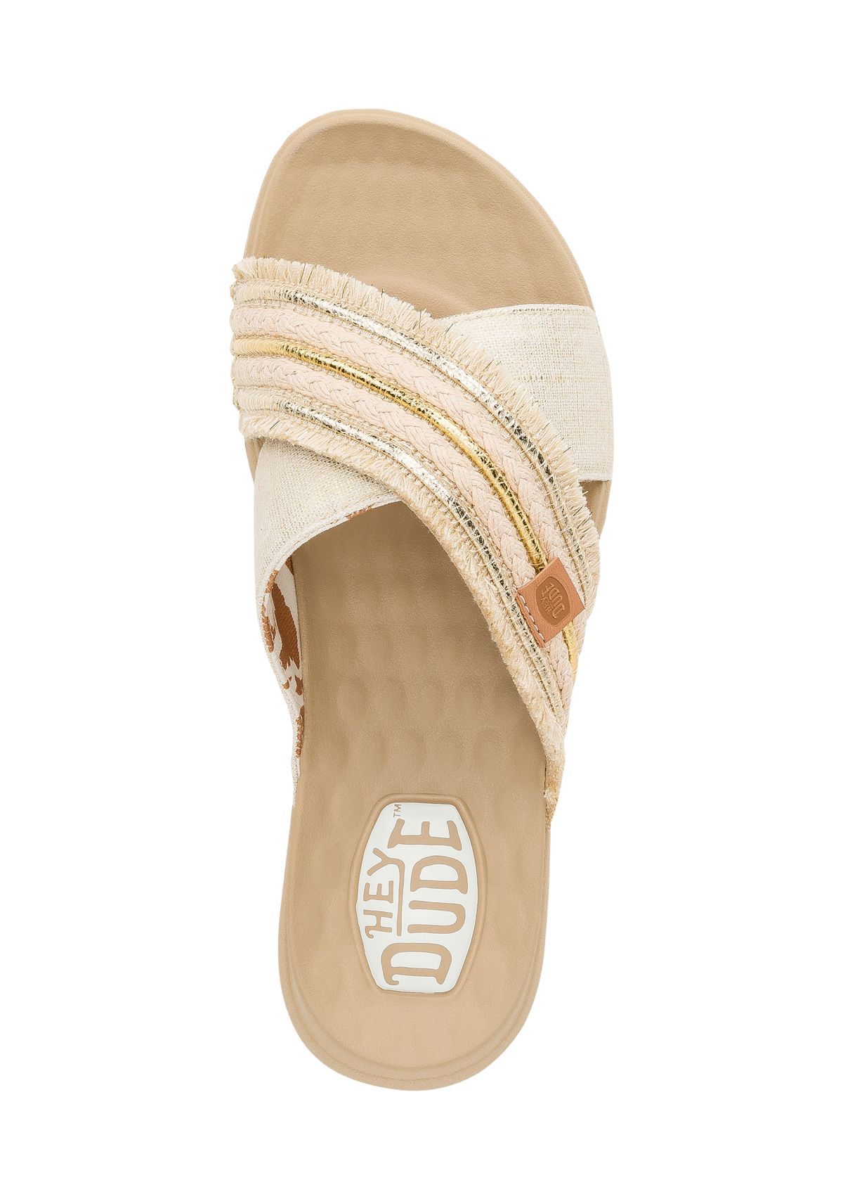 Christi Slide Novelty Fringe Flip Flop Thong Sandals
