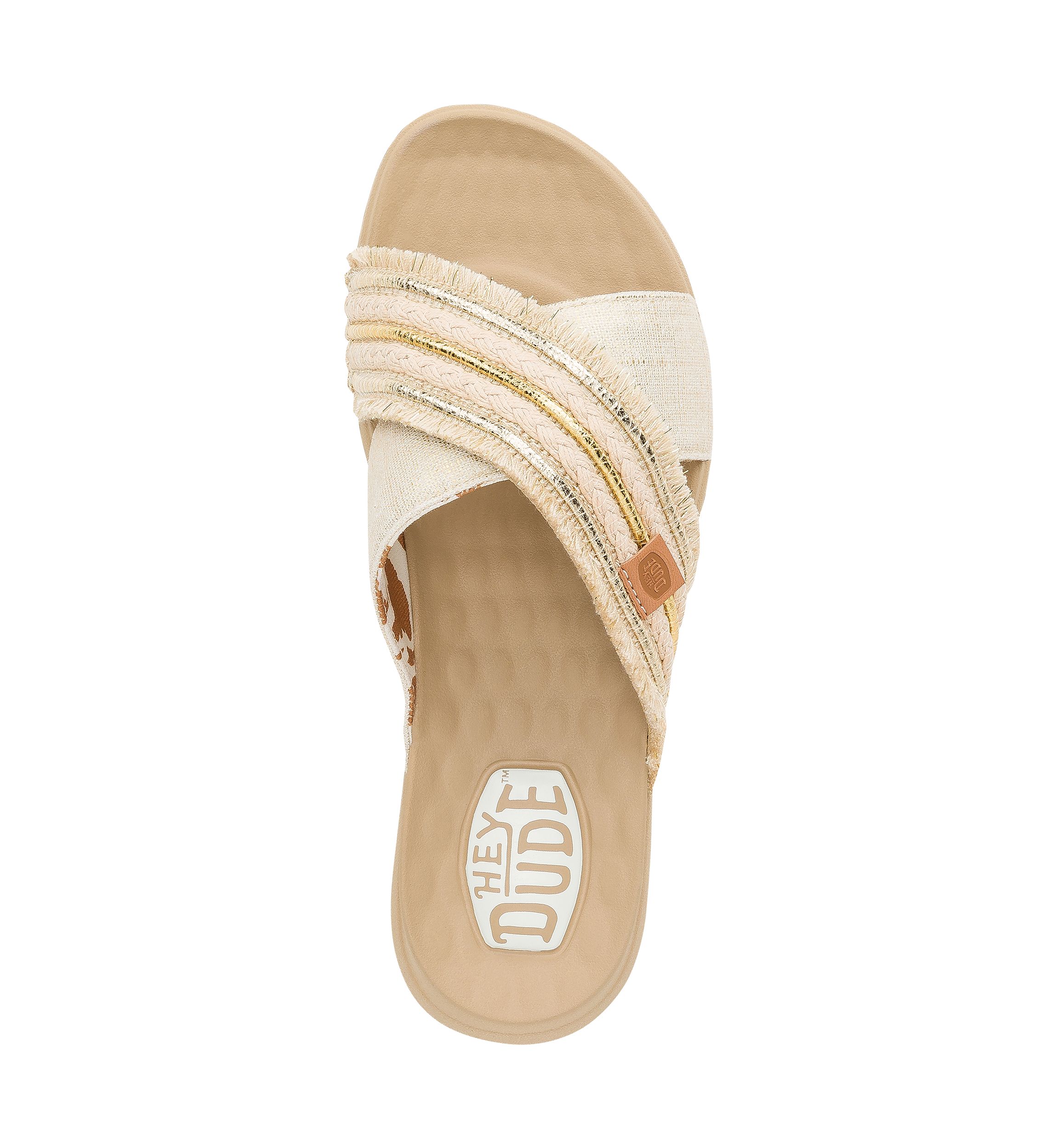 Christi Slide Novelty Fringe Flip Flop Thong Sandals
