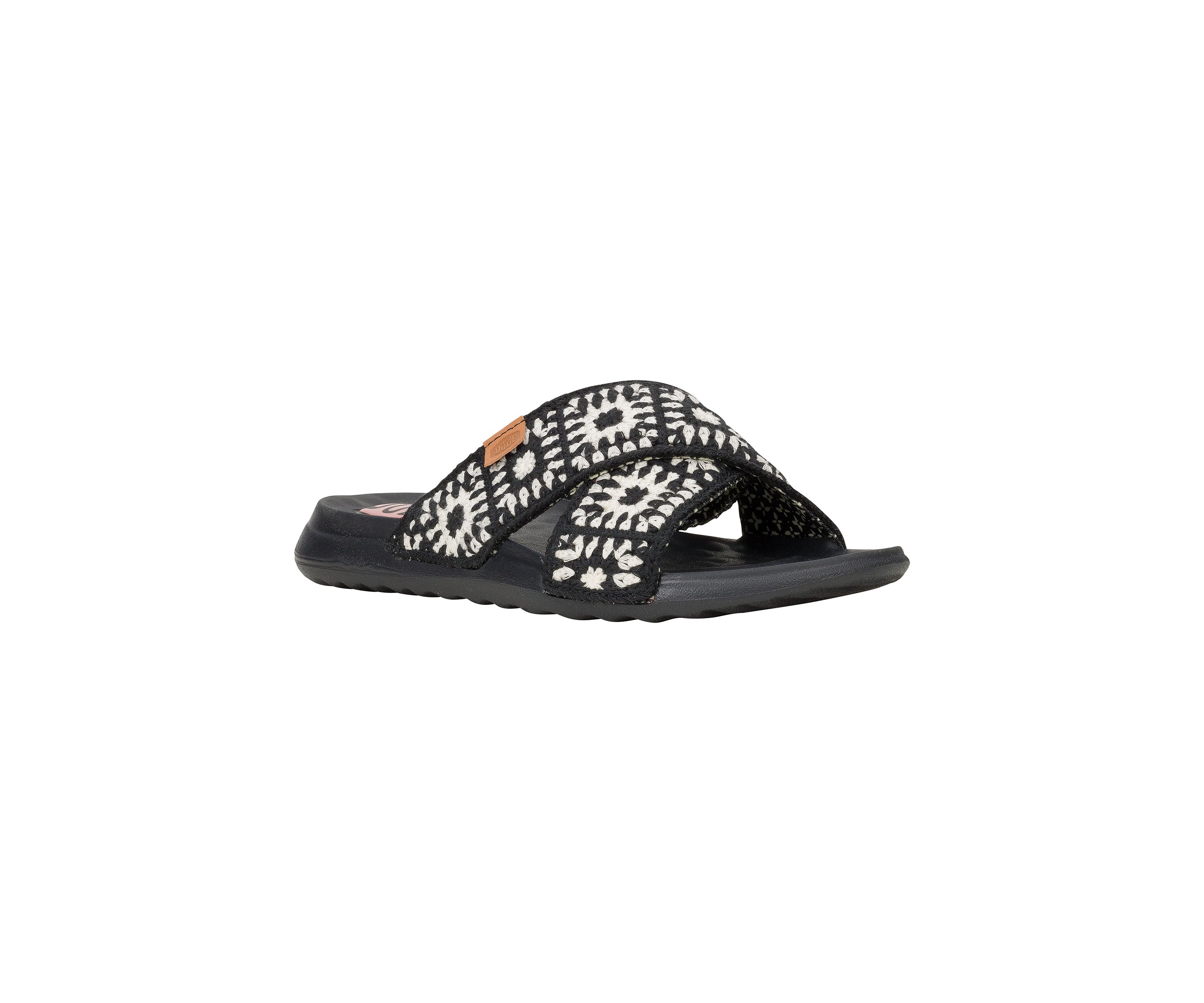 Christi Slide Cottage Crochet Flats