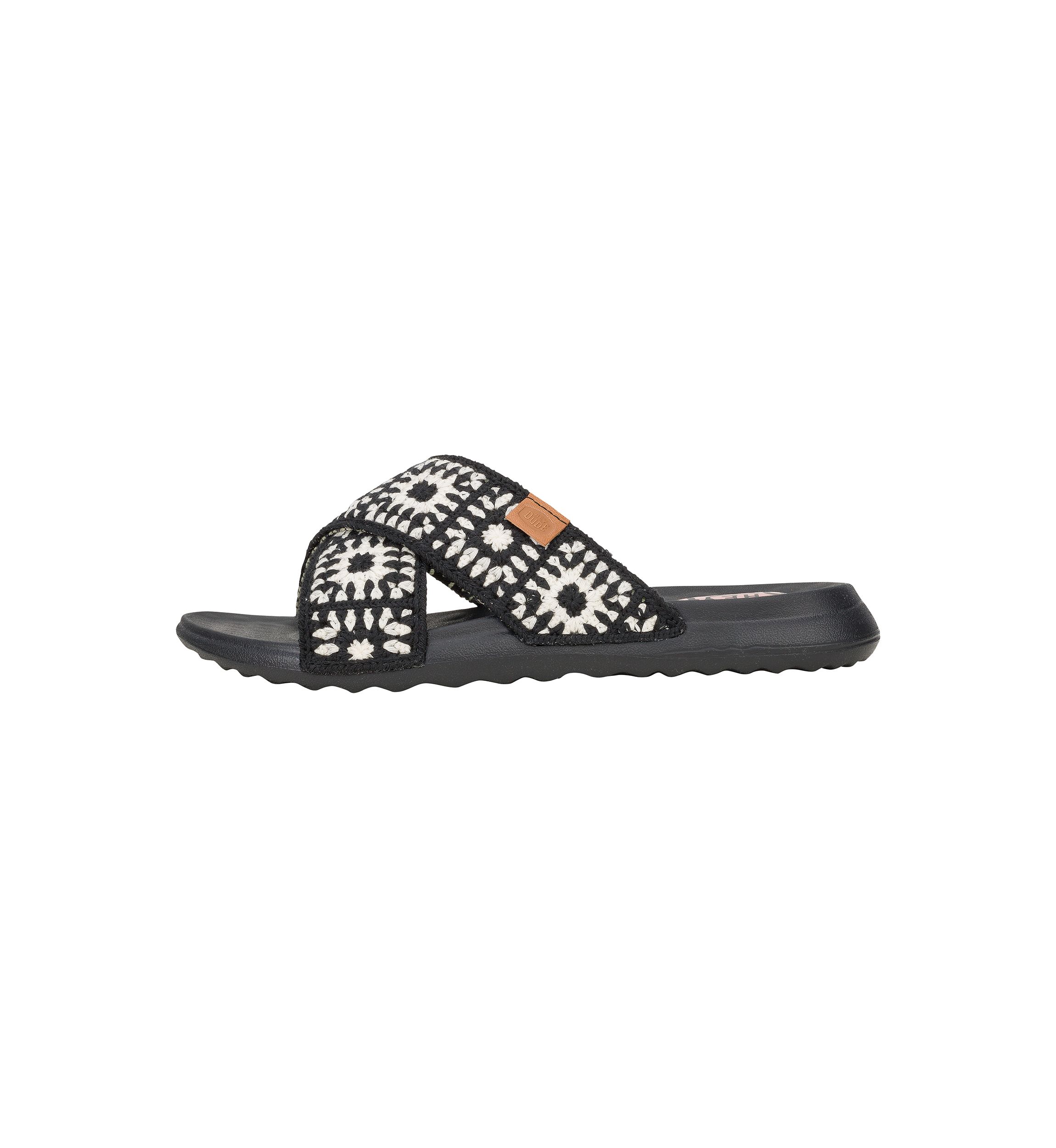 Christi Slide Cottage Crochet Flats