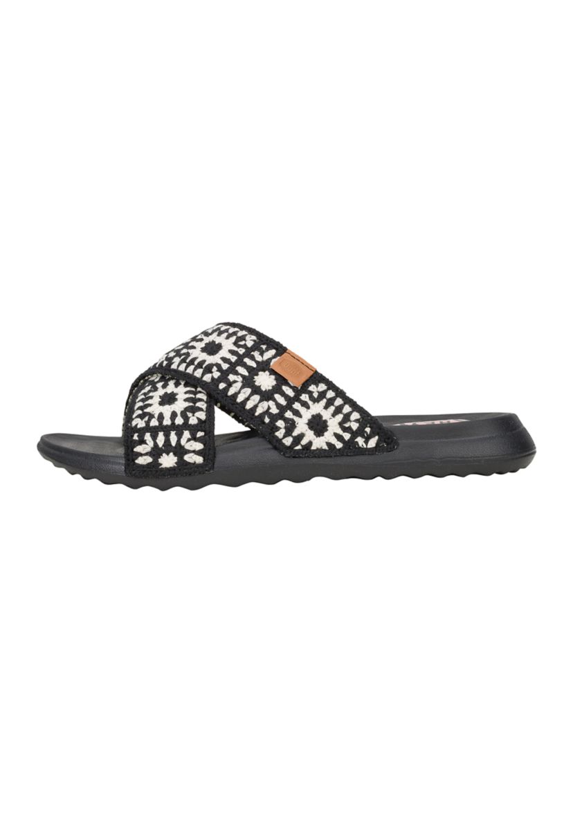 Christi Slide Cottage Crochet Flats