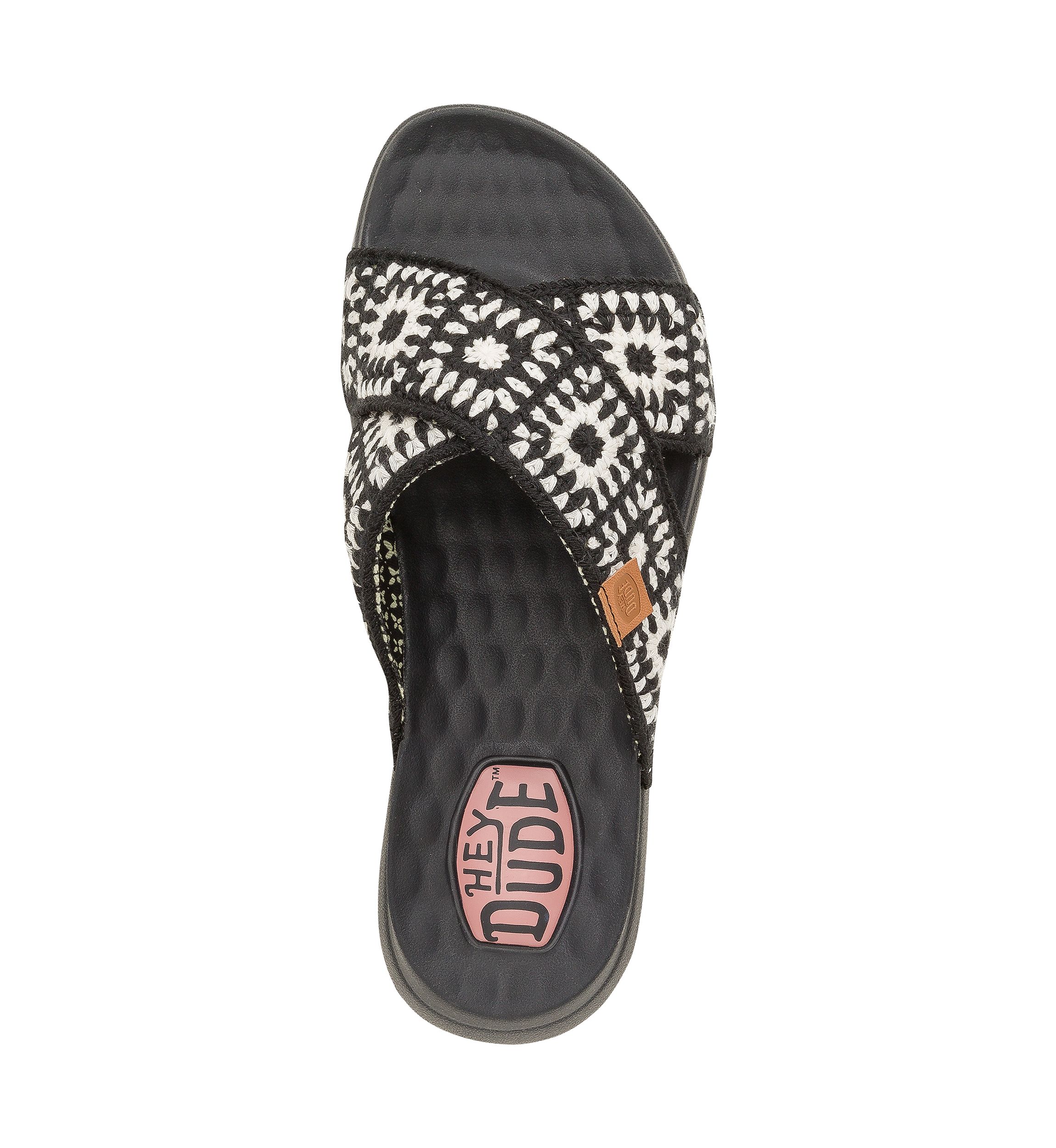 Christi Slide Cottage Crochet Flats