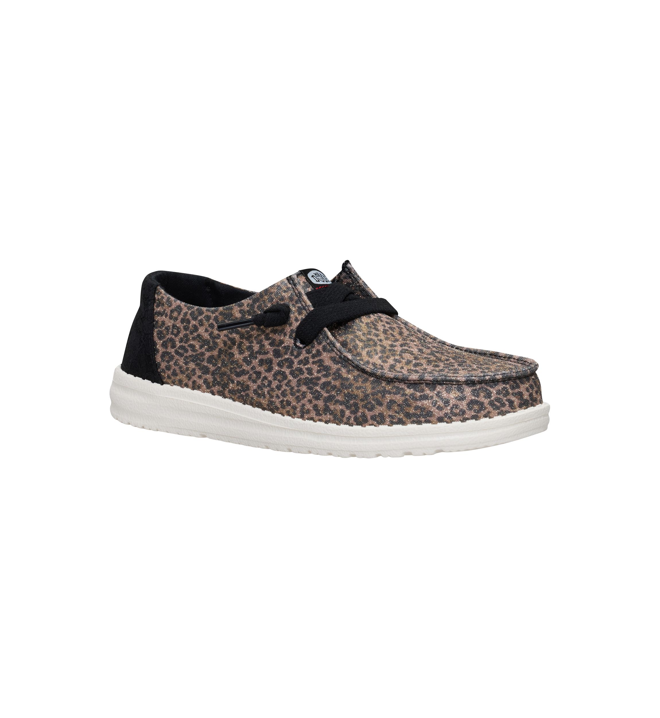 Wendy Sparkle Animal Print Loafer Flats