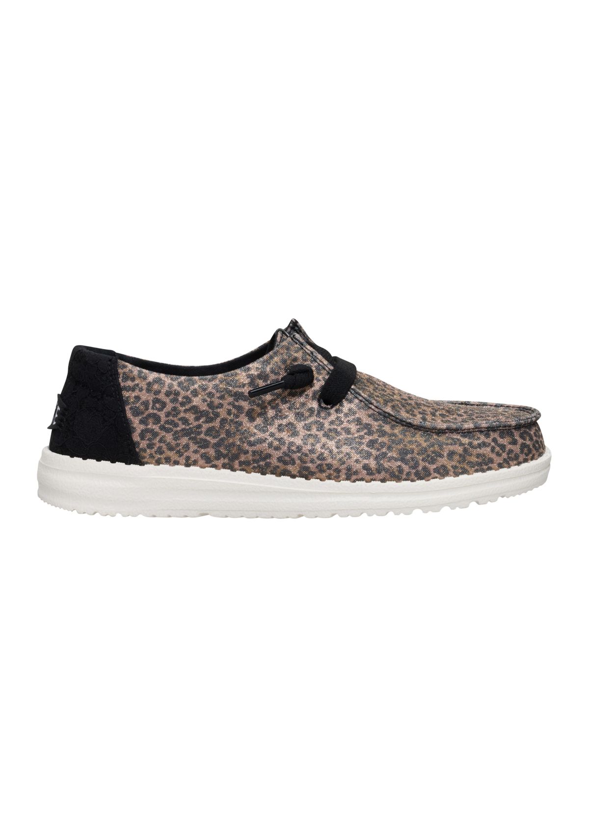 Wendy Sparkle Animal Print Loafer Flats