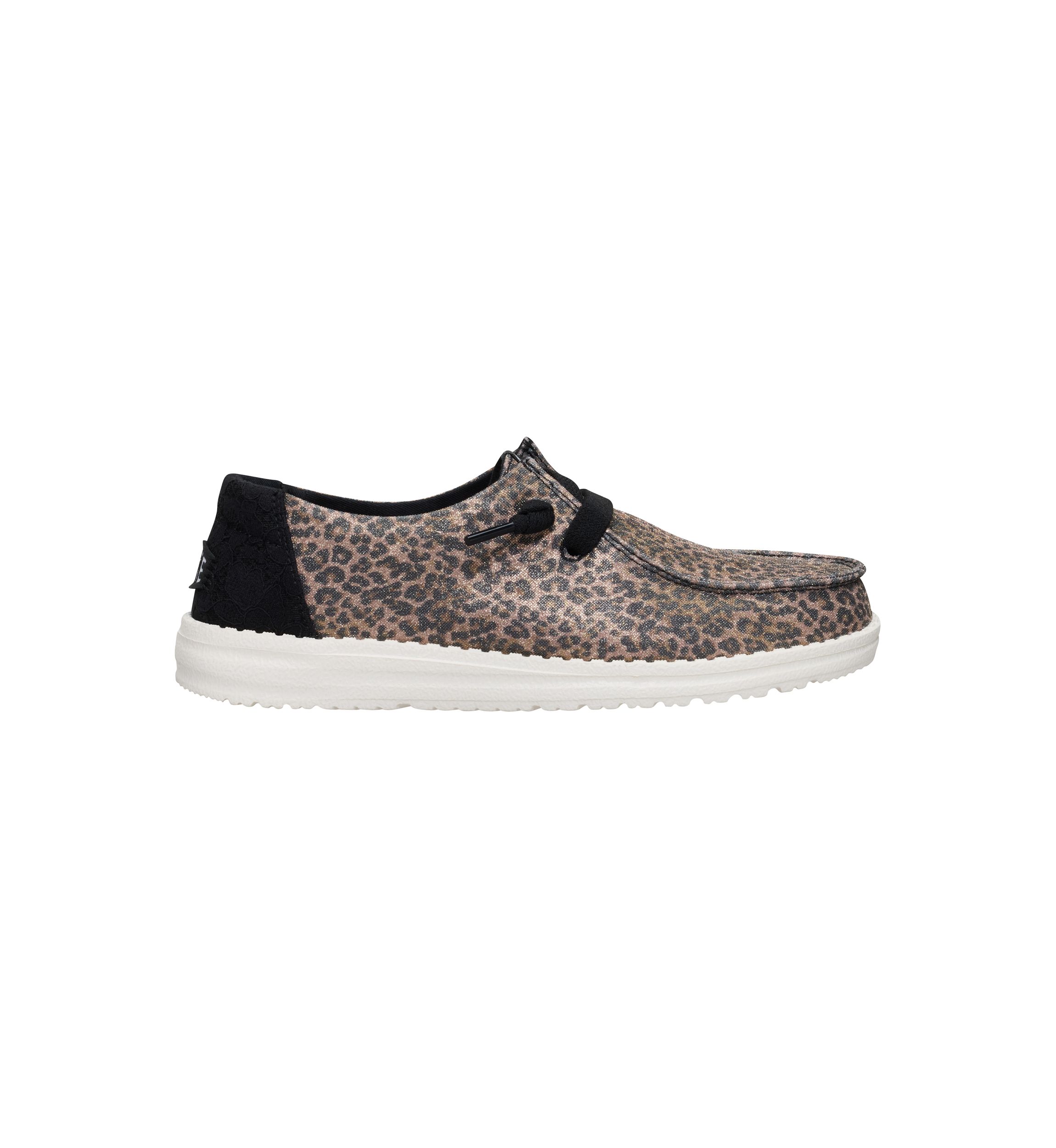 Wendy Sparkle Animal Print Loafer Flats