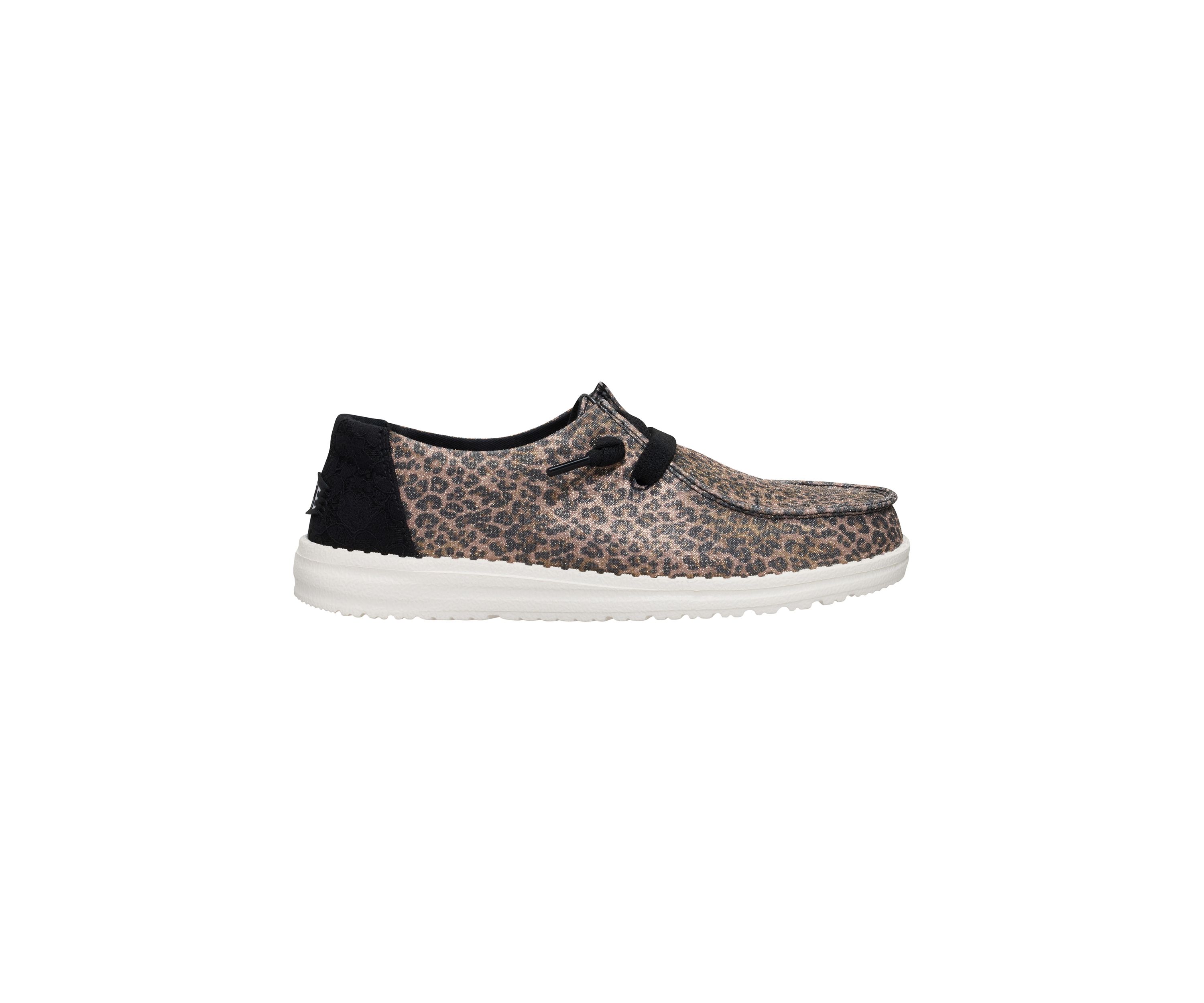 Wendy Sparkle Animal Print Loafer Flats