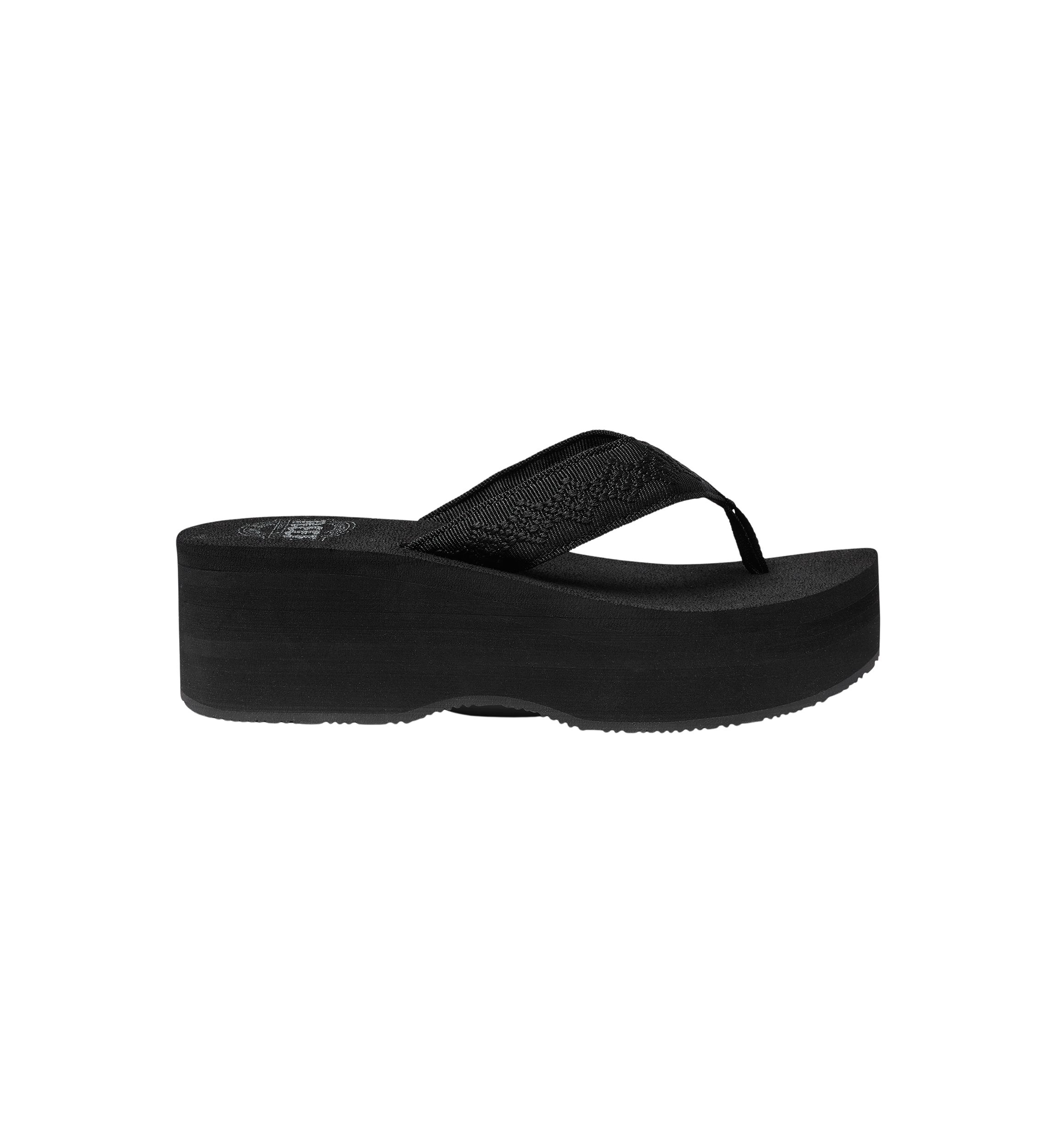 Sandy Hi Platform Thong Sandals