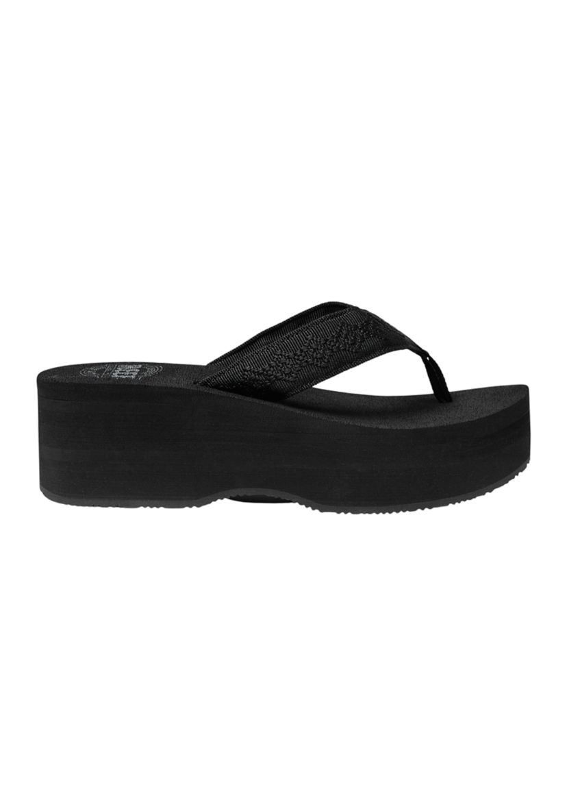 Sandy Hi Platform Thong Sandals