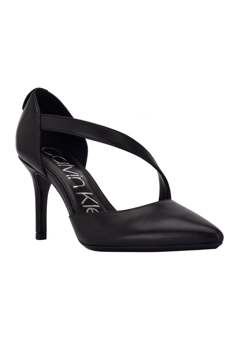 Calvin Klein Gilisa Asymmetrical Strap DOrsay Pumps