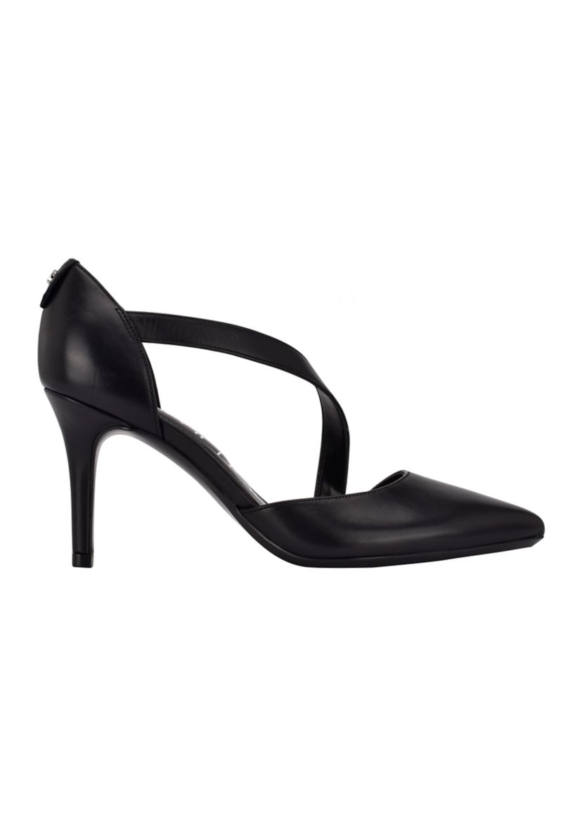 Calvin Klein Gilisa Asymmetrical Strap DOrsay Pumps