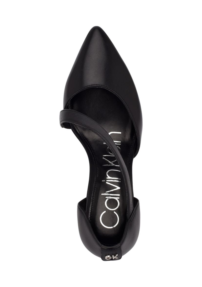 Calvin Klein Gilisa Asymmetrical Strap DOrsay Pumps