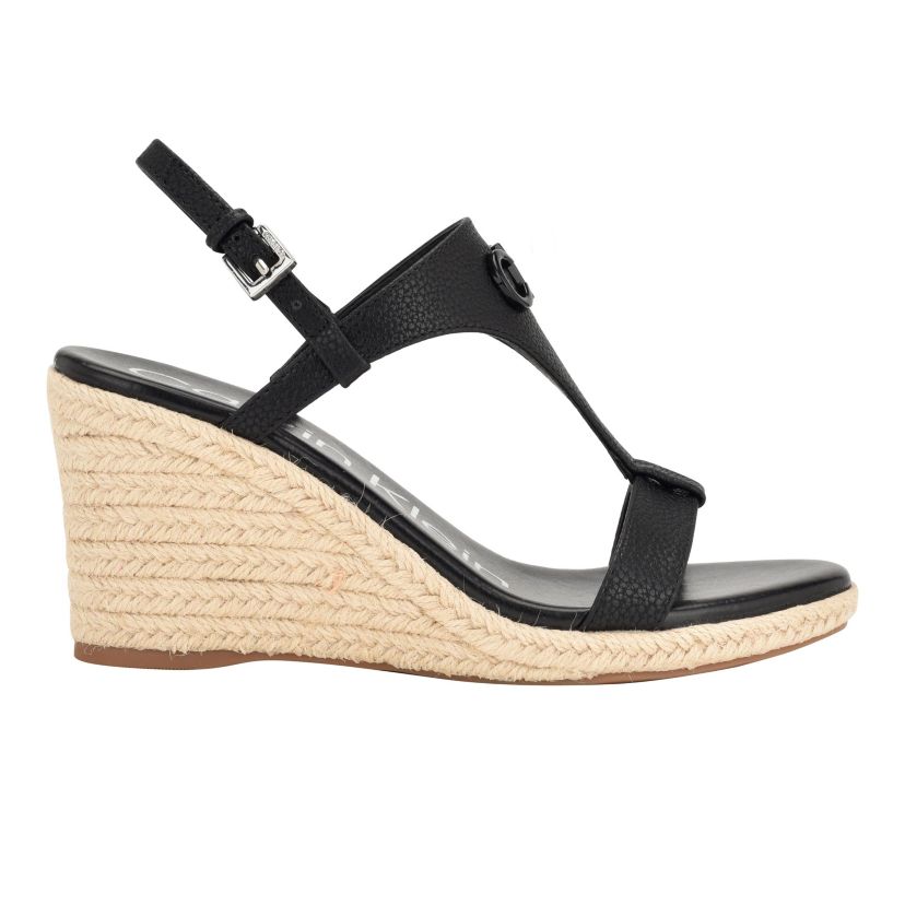 Blinda Round Toe Dress Wedge Sandals