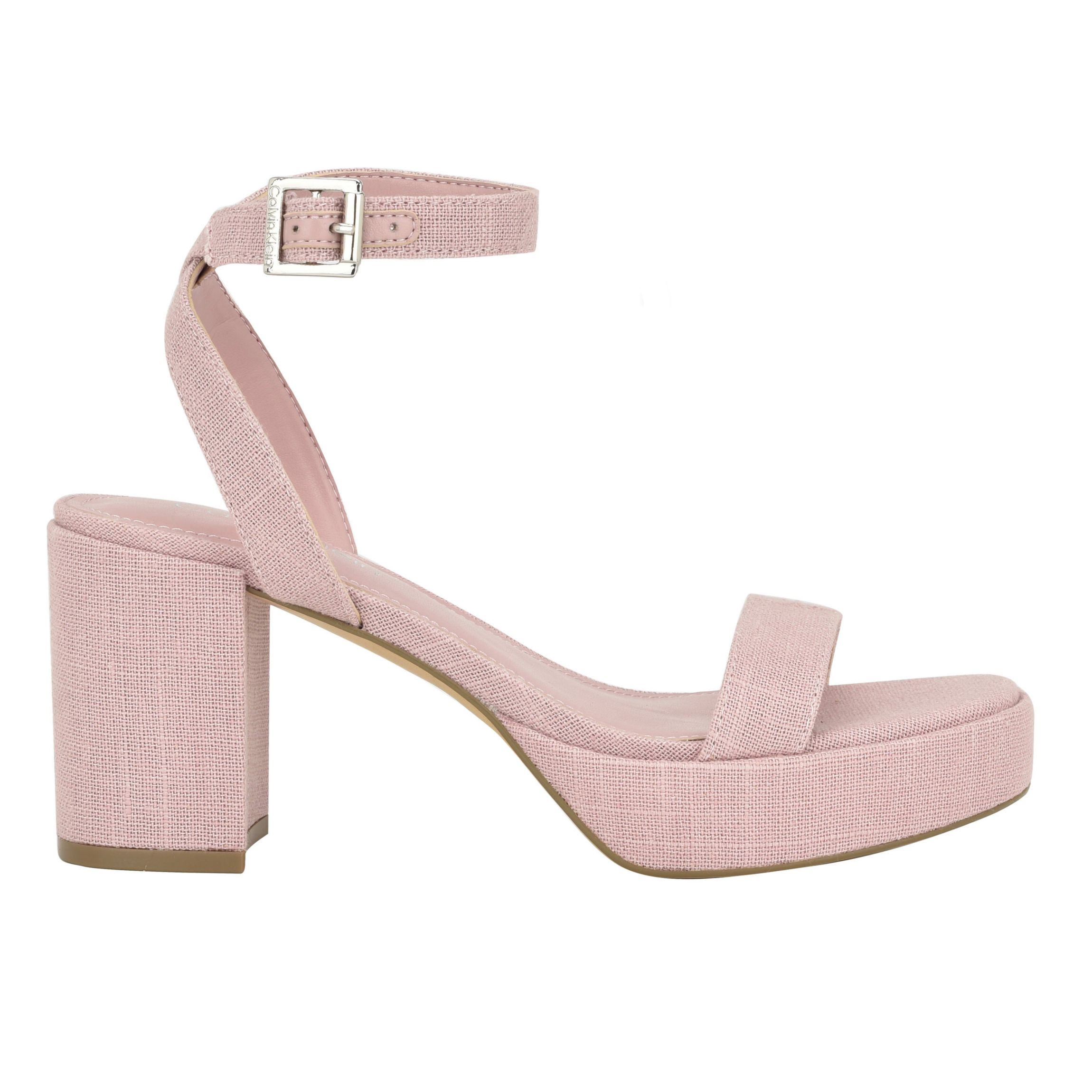 Lalah Block Heel Open Toe Dress Sandals